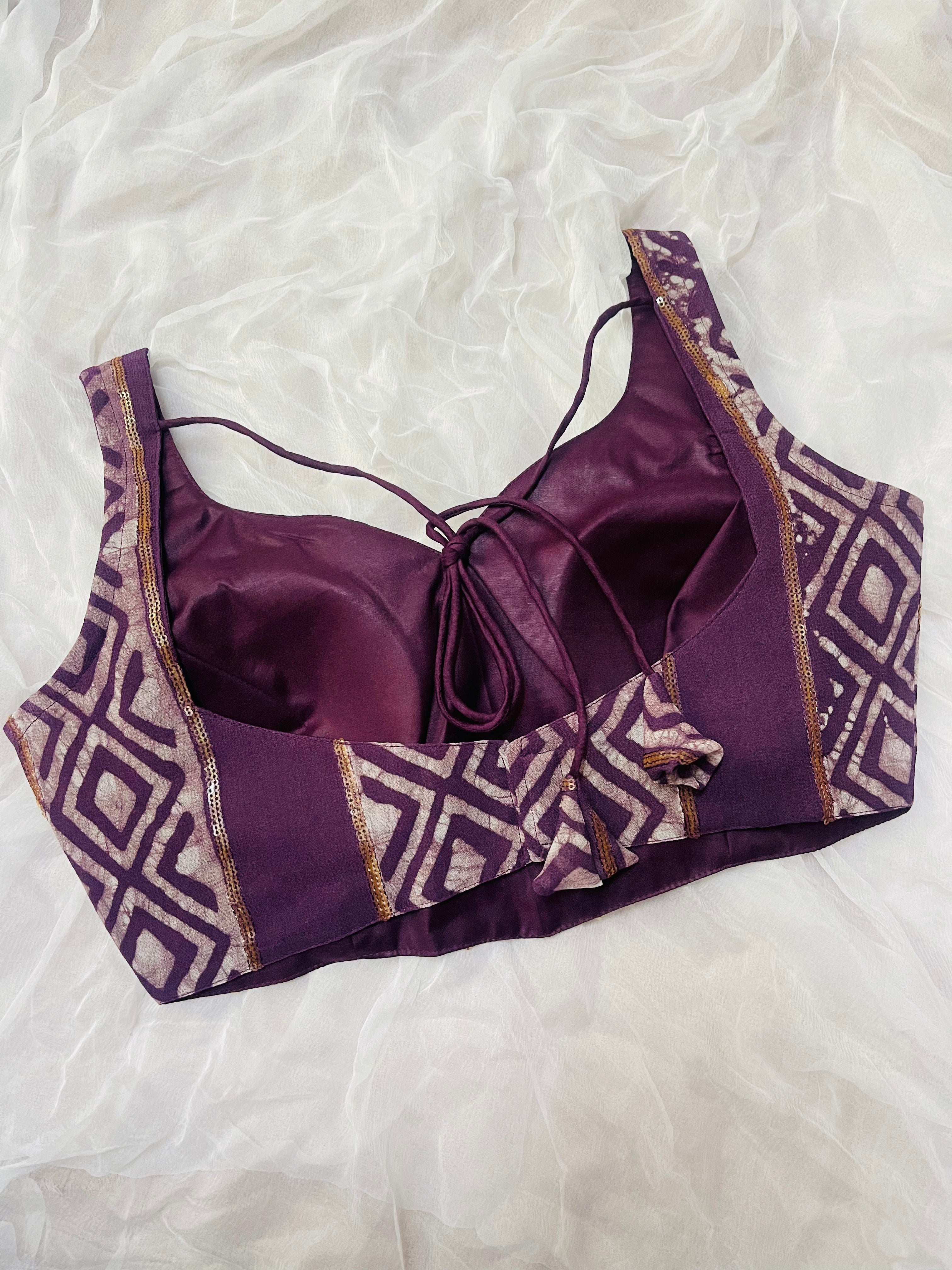 Divine Purple blouse