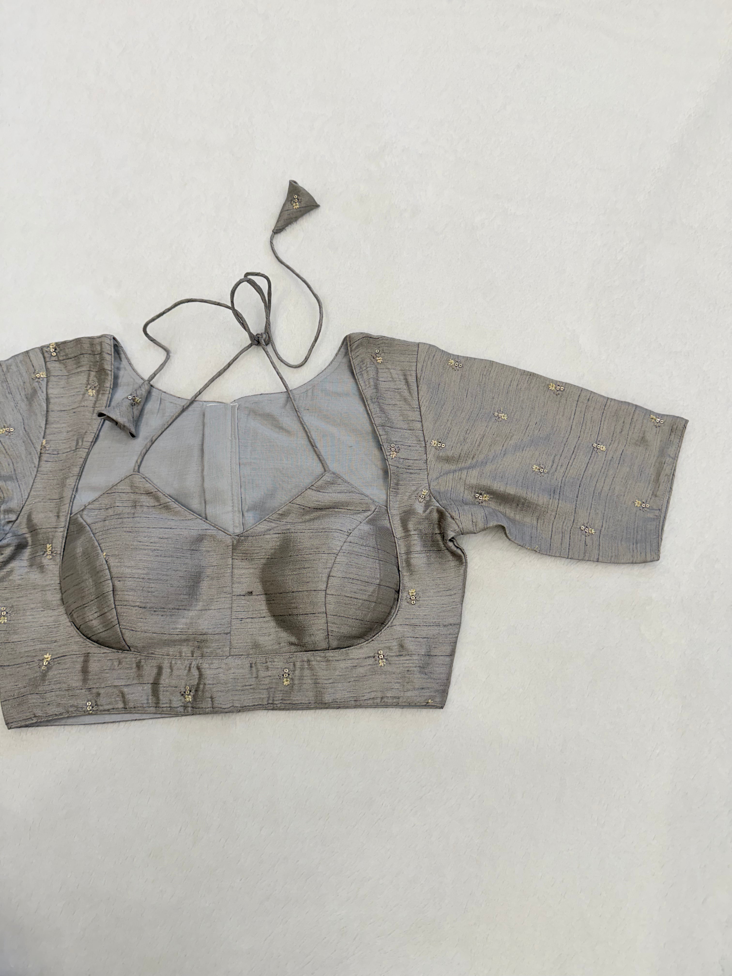 Suragini Grey Colour blouse