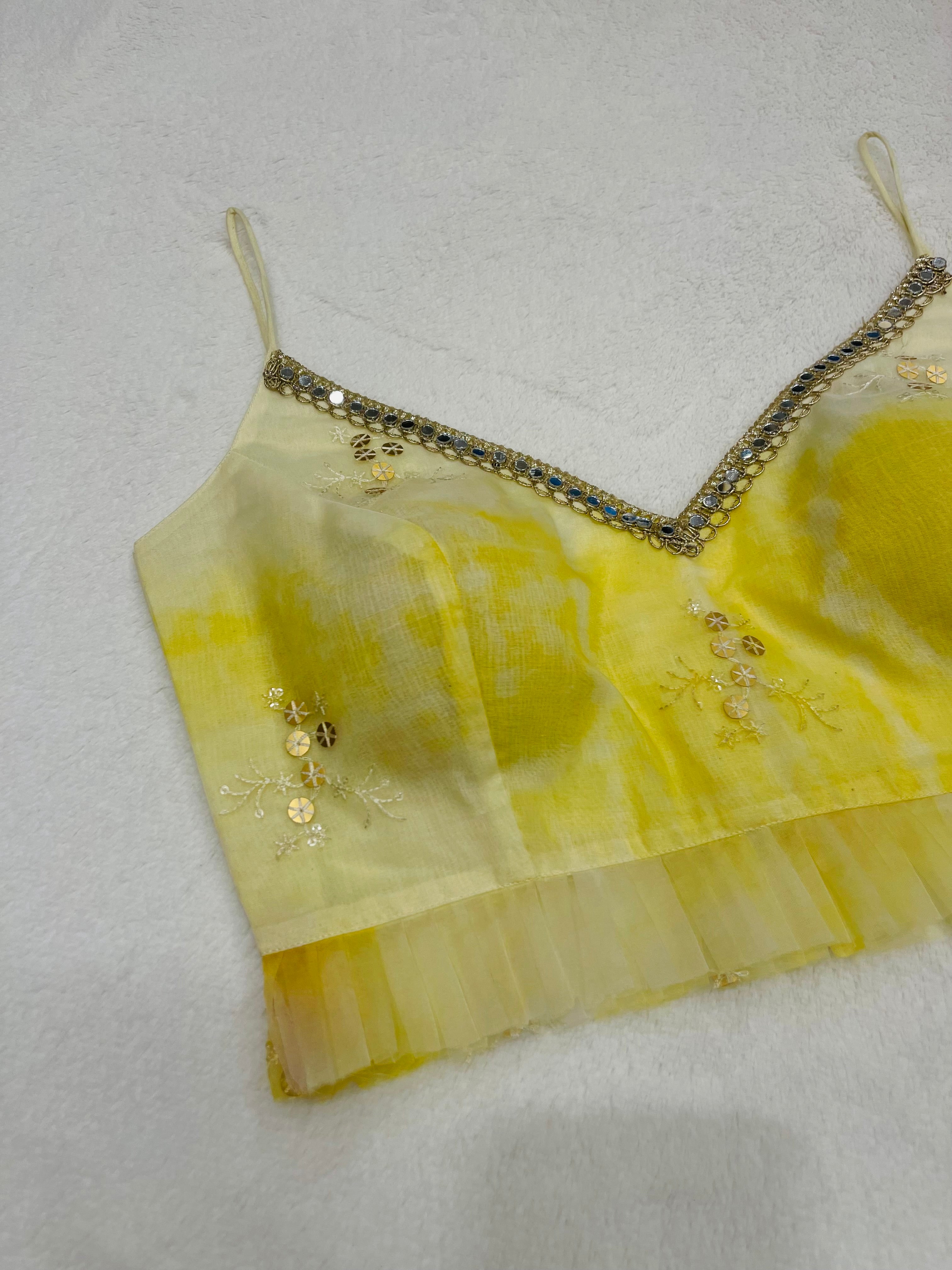 Divine Pastel Yellow Blouse