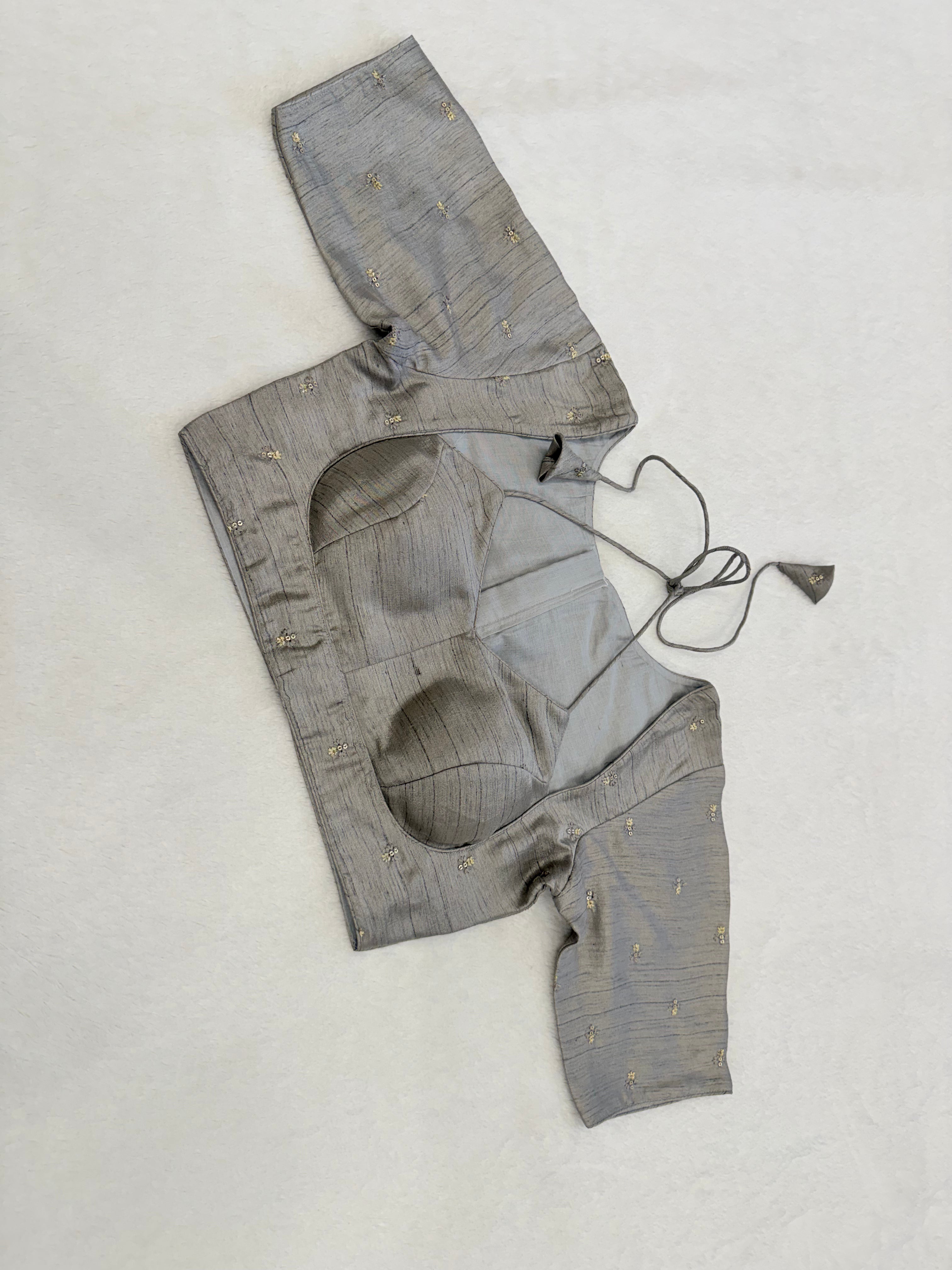 Suragini Grey Colour blouse