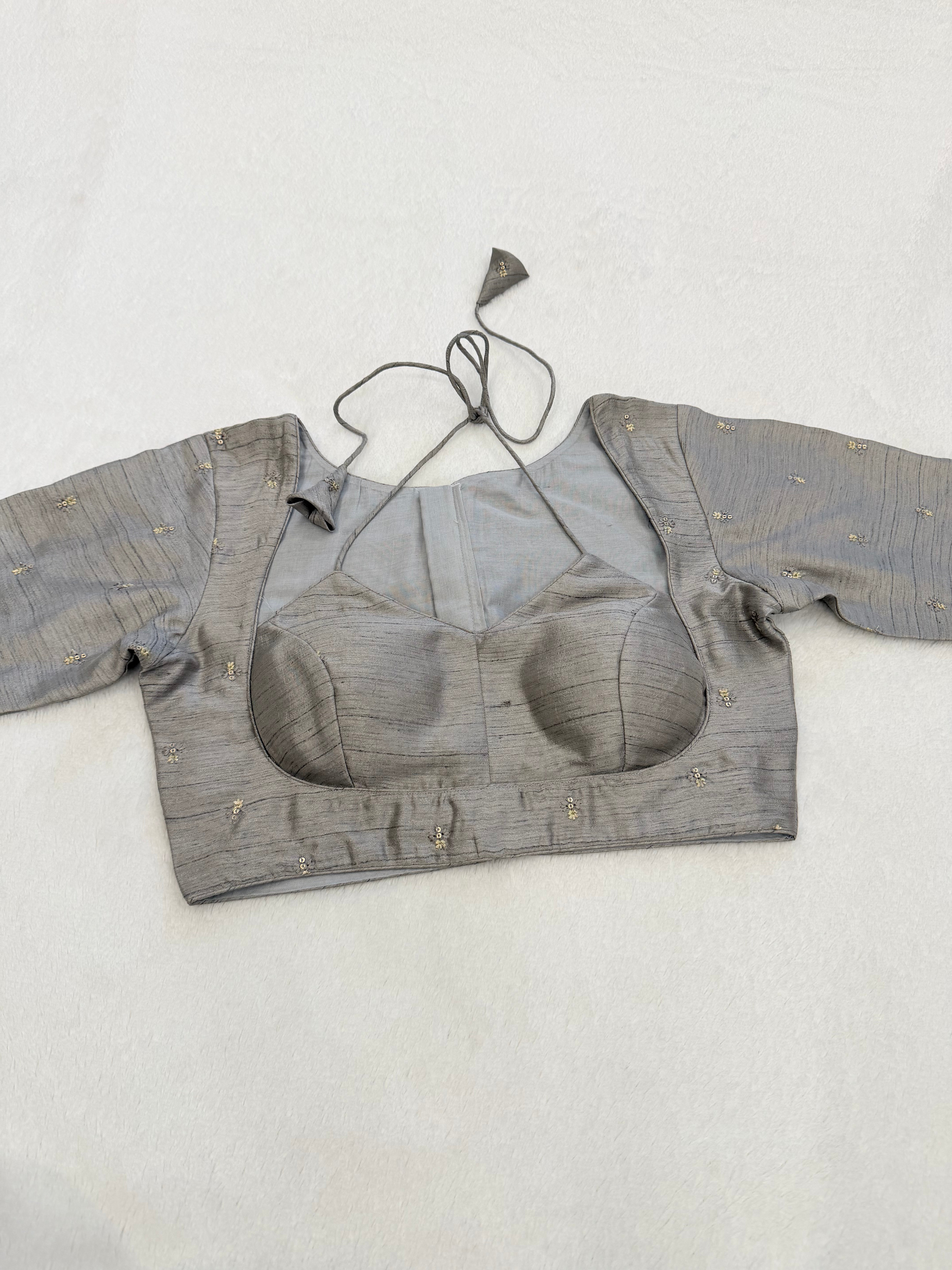 Suragini Grey Colour blouse