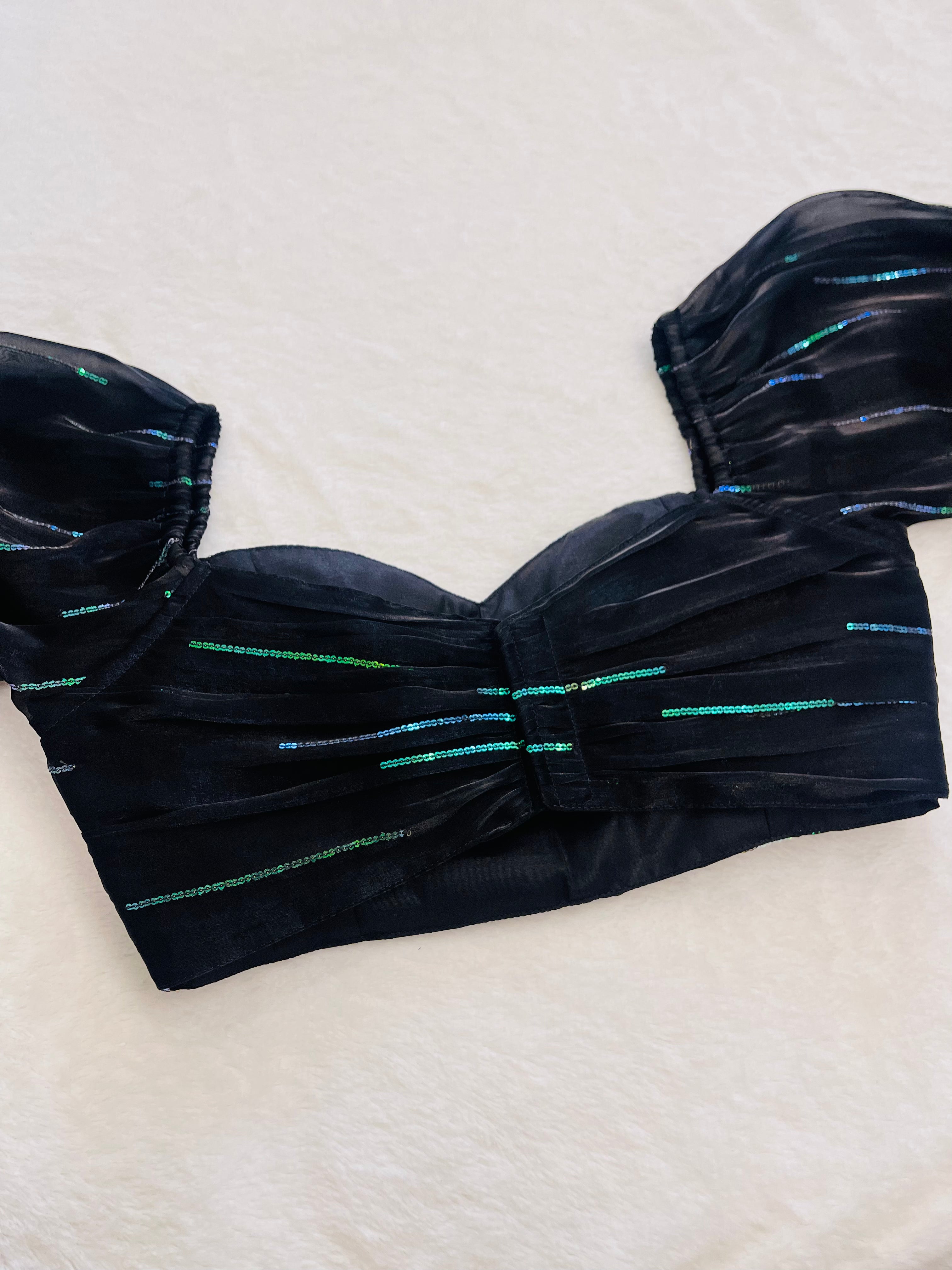 Divine Black colour blouse