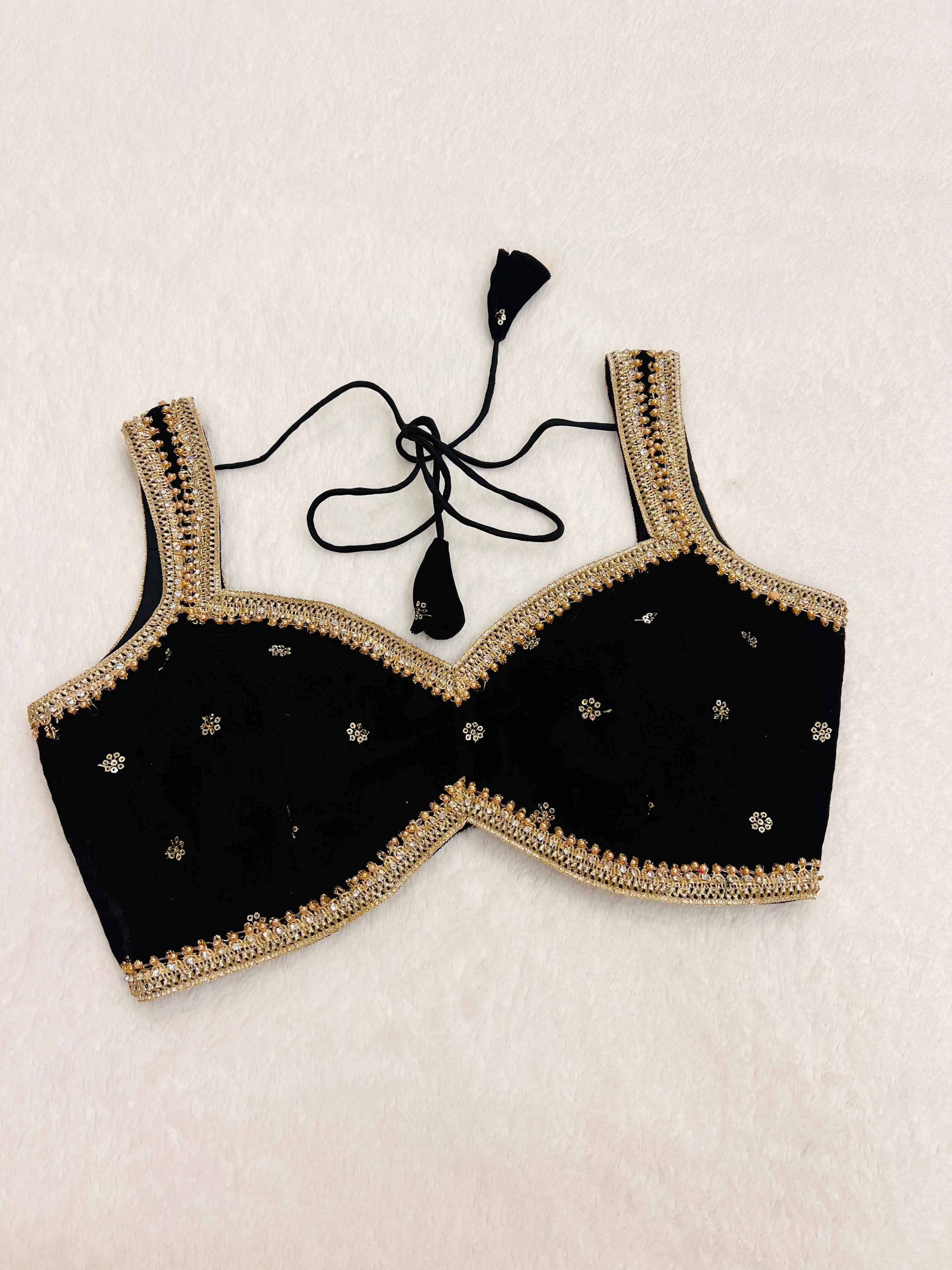 HUSN BLACK BLOUSE
