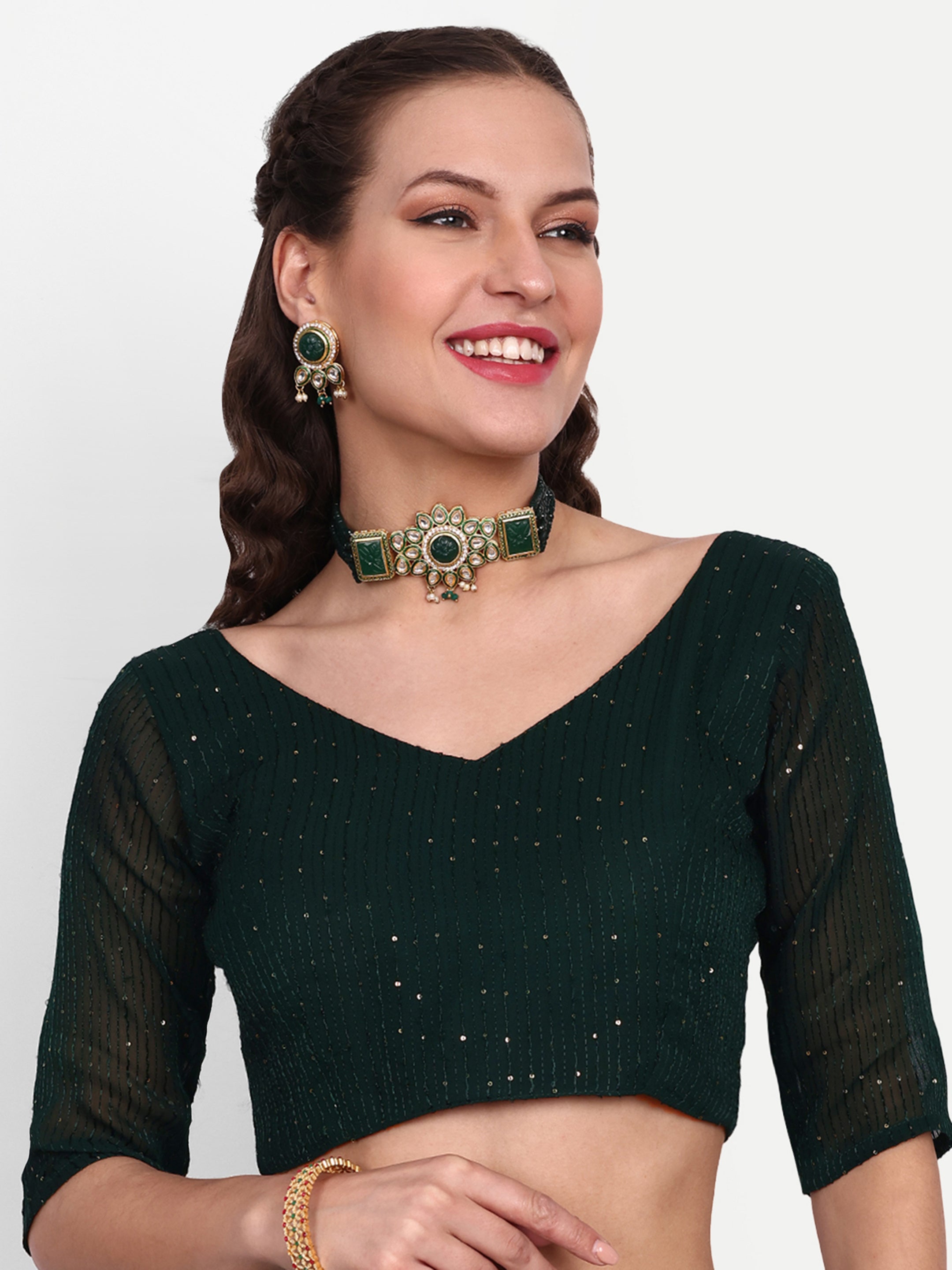 Green Bean Blouse