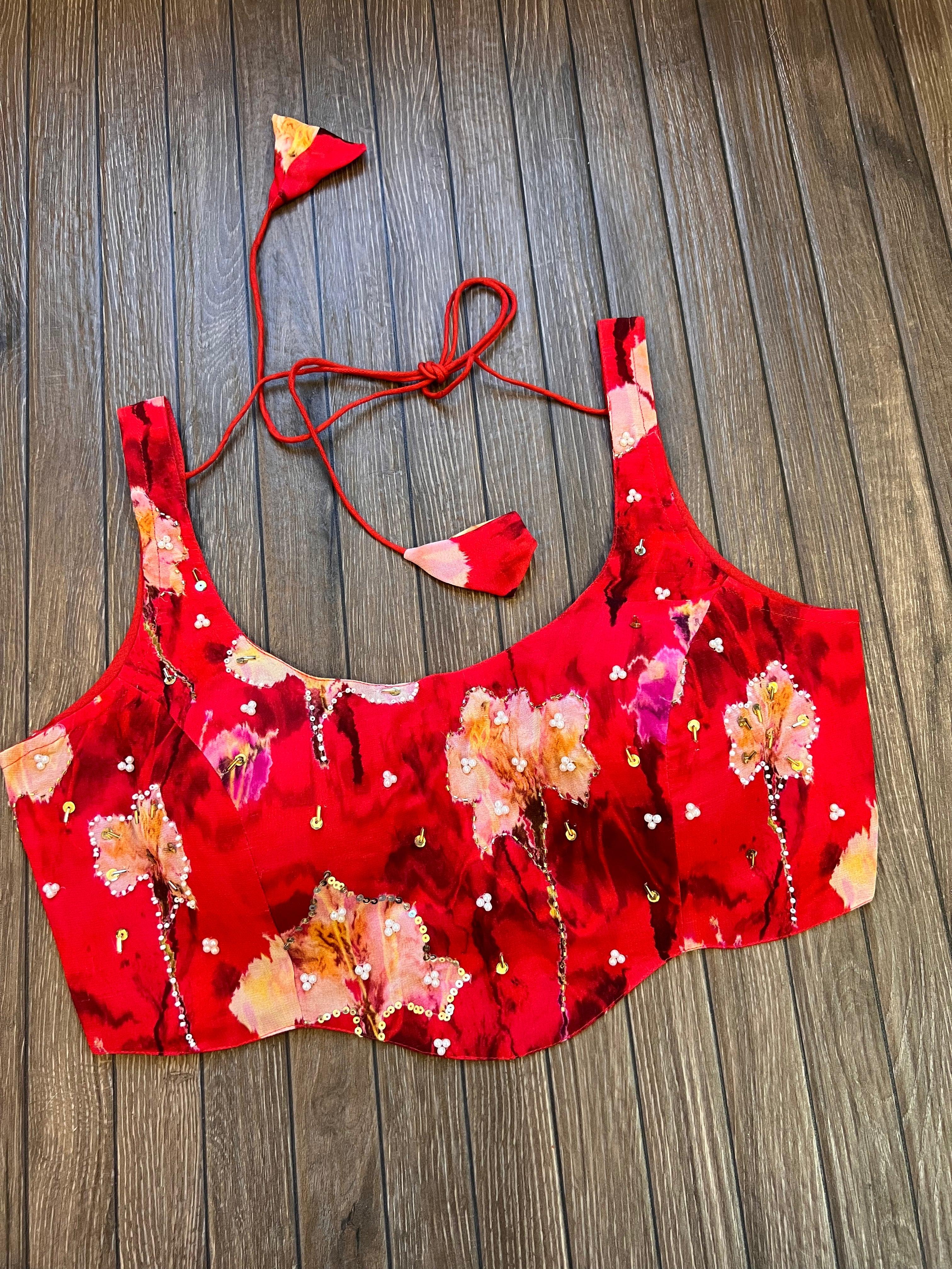 Scarlet Handwork Blouse