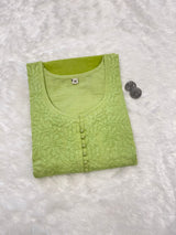 Rosie Lime Green short kurta