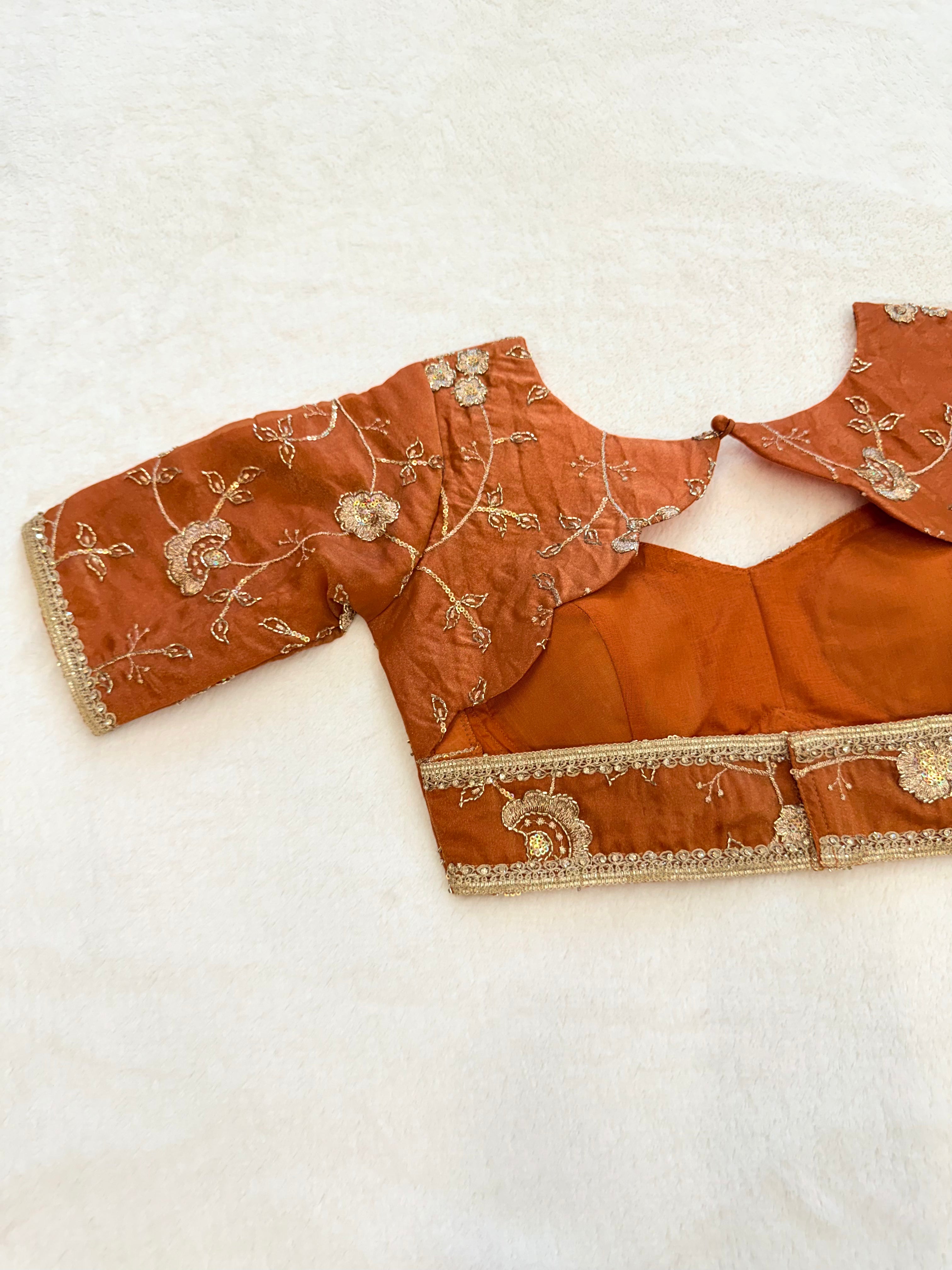 Zarina Rust Blouse
