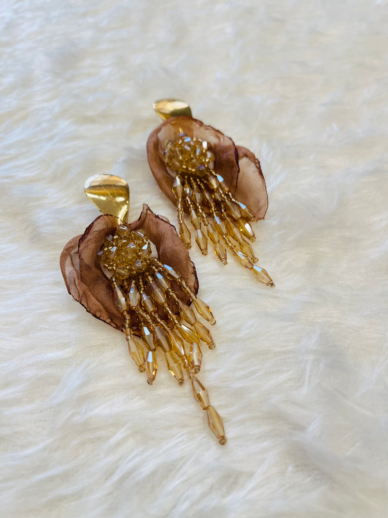 Gazal Brown Earrings