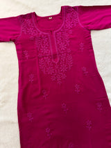 Karishma Purple Short Kurti