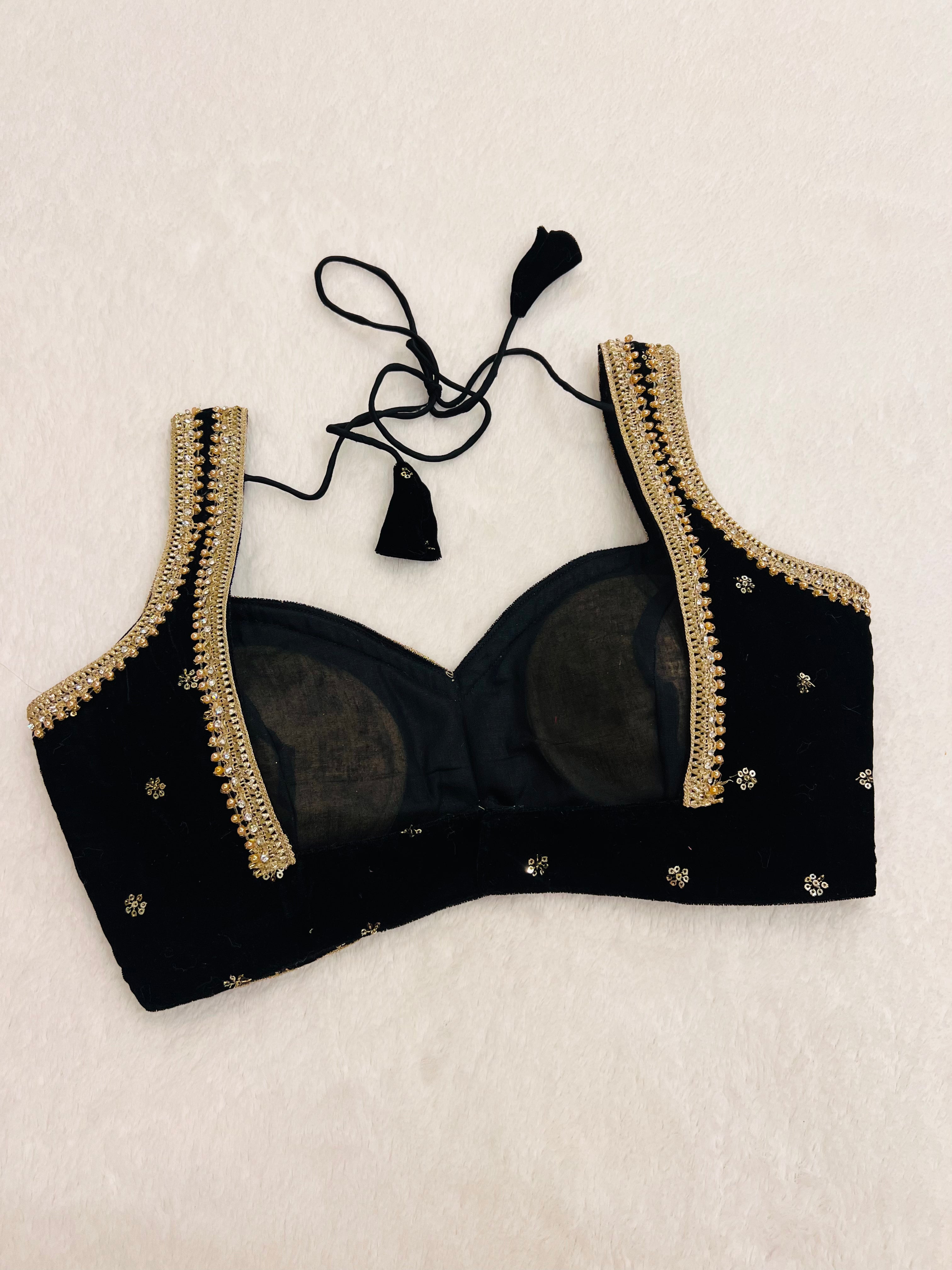 HUSN BLACK BLOUSE