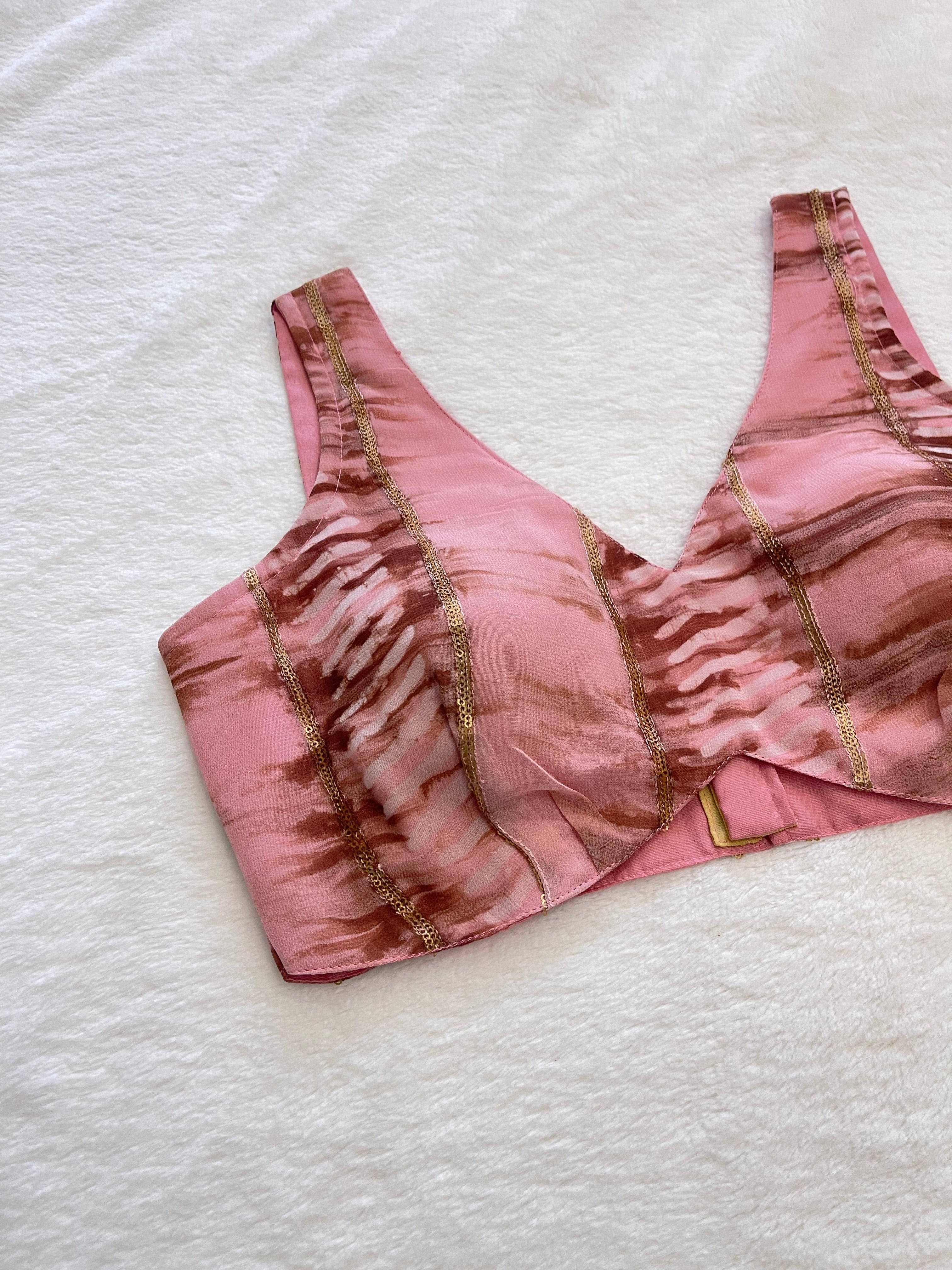 Divine Peach Blouse