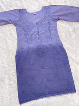Rosie Pastel Grey short kurta