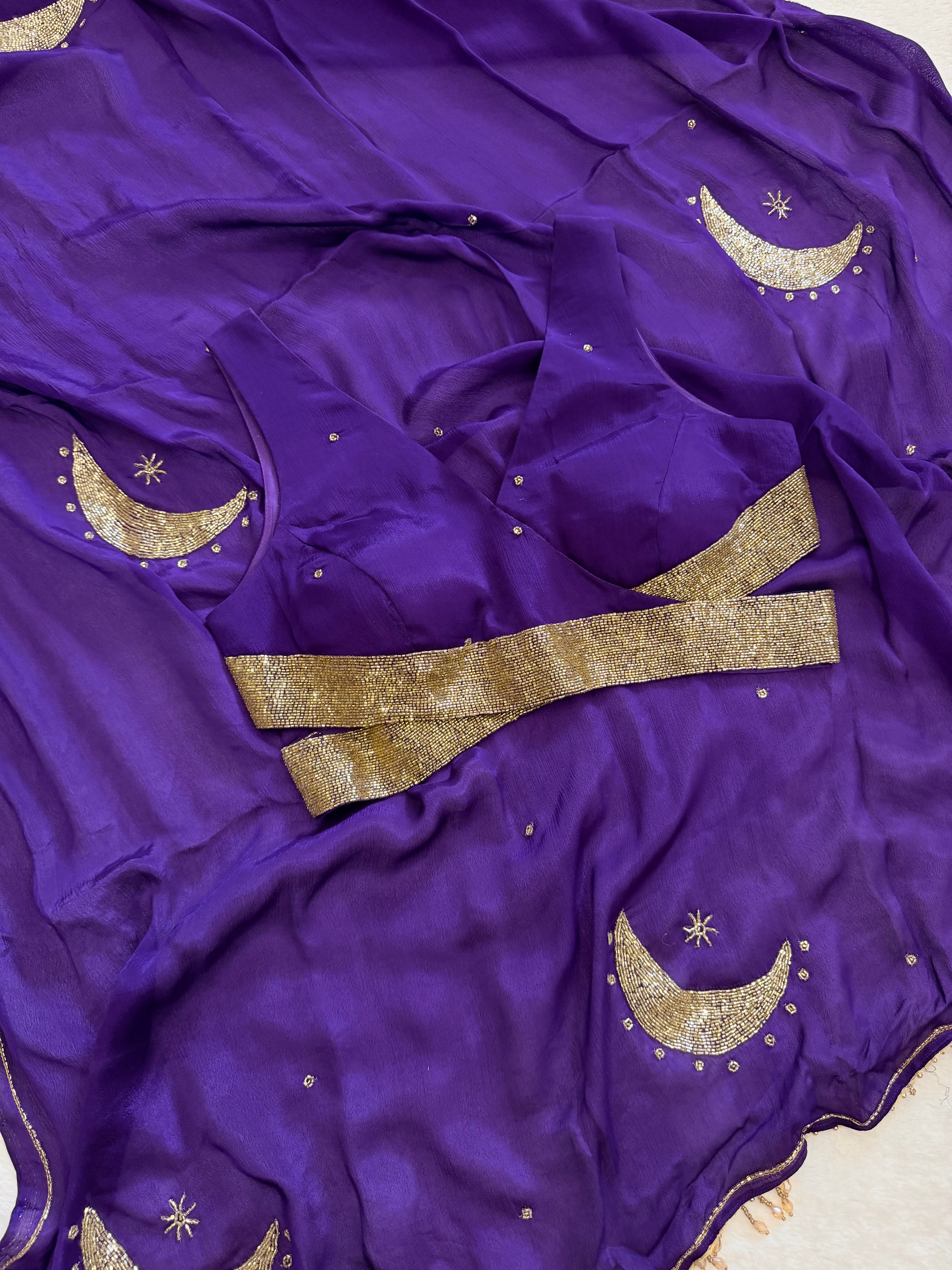 Swarna Tarra handwork saree