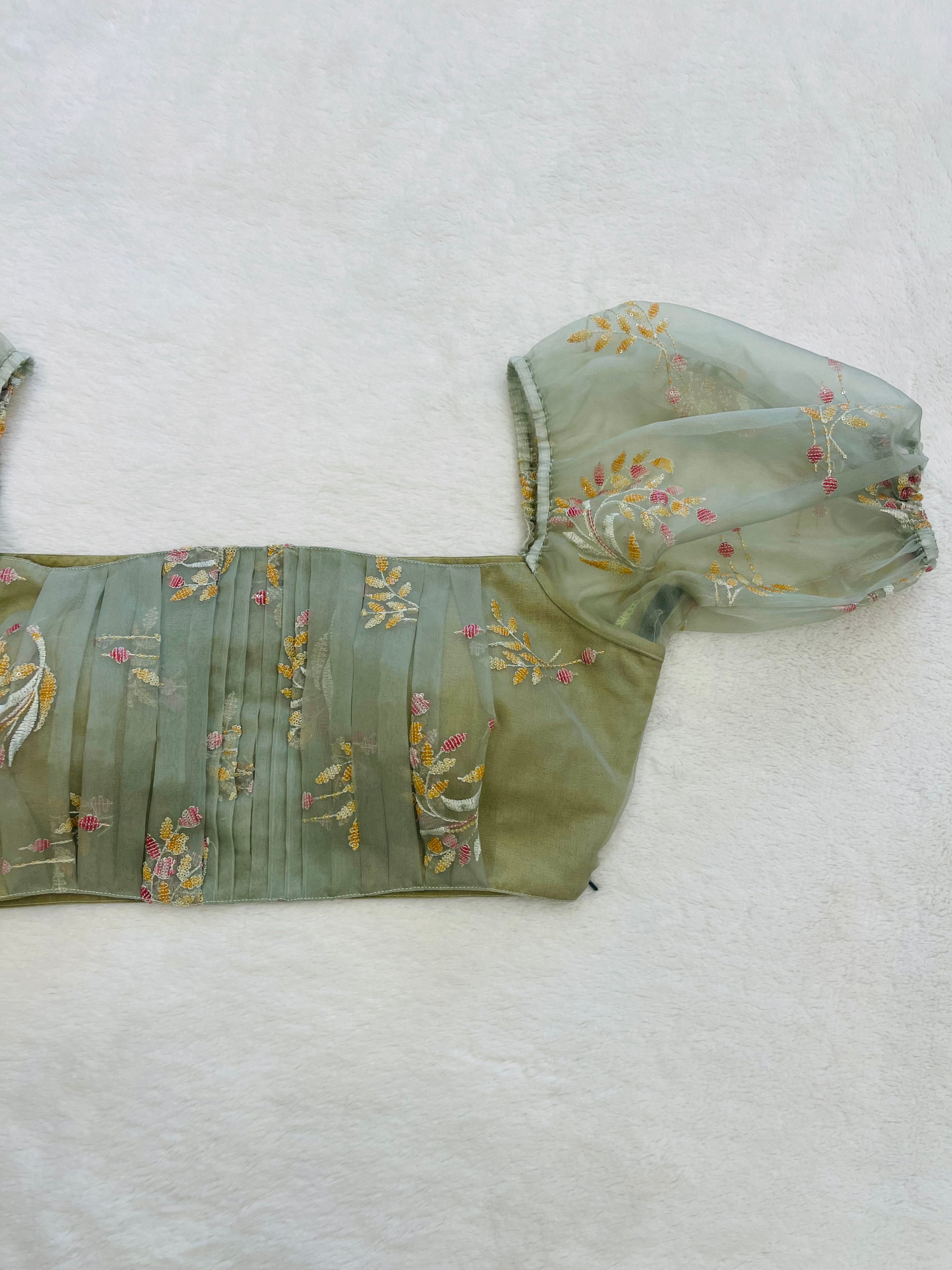 Divine Olive Green Blouse