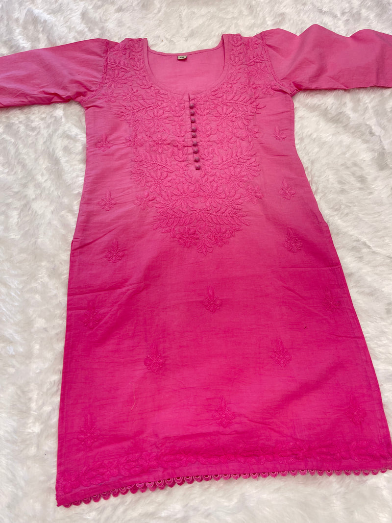 Rosie Baby Pink short kurta