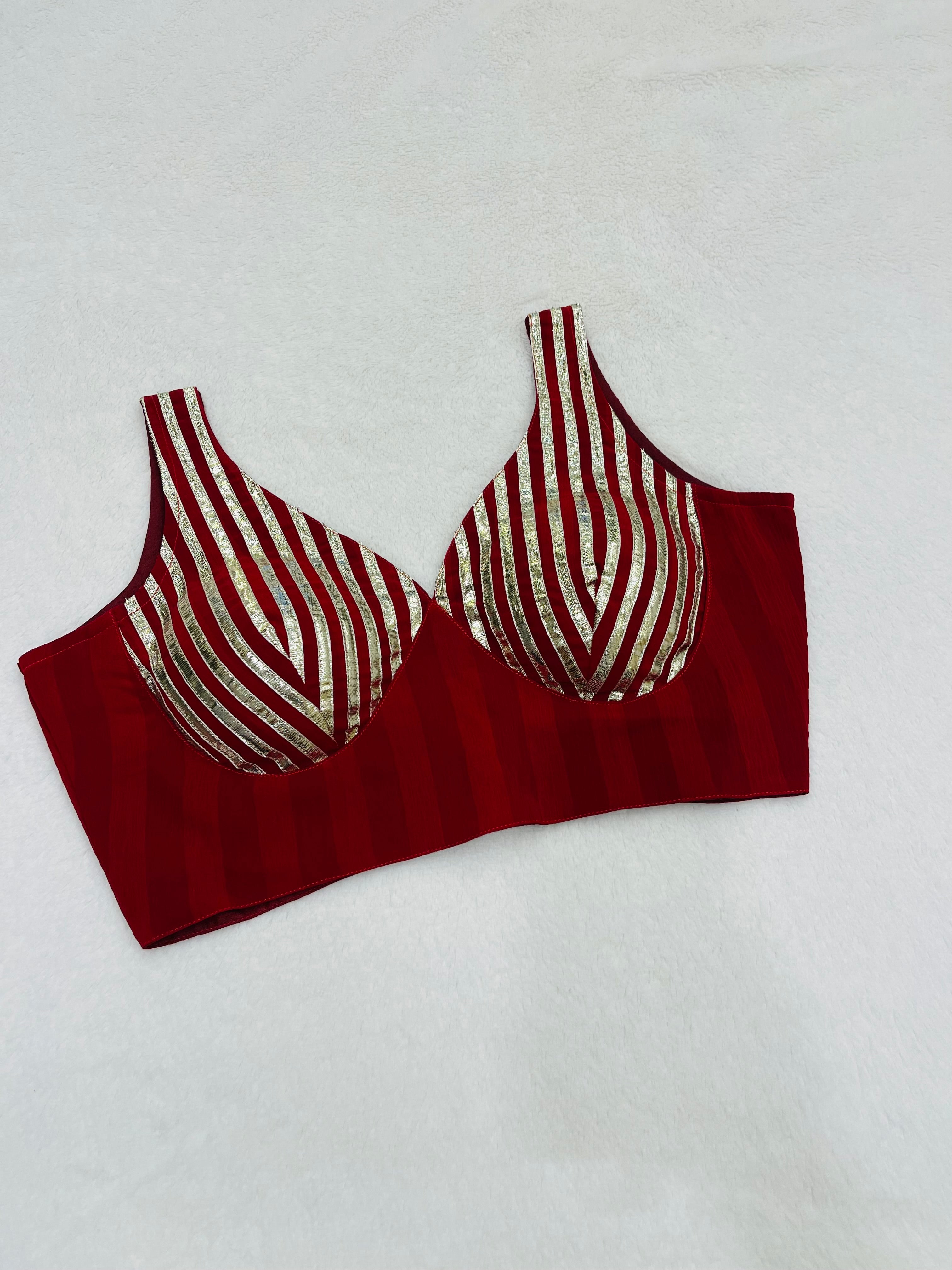 Maroon Gotta Work Sleeves Blouse