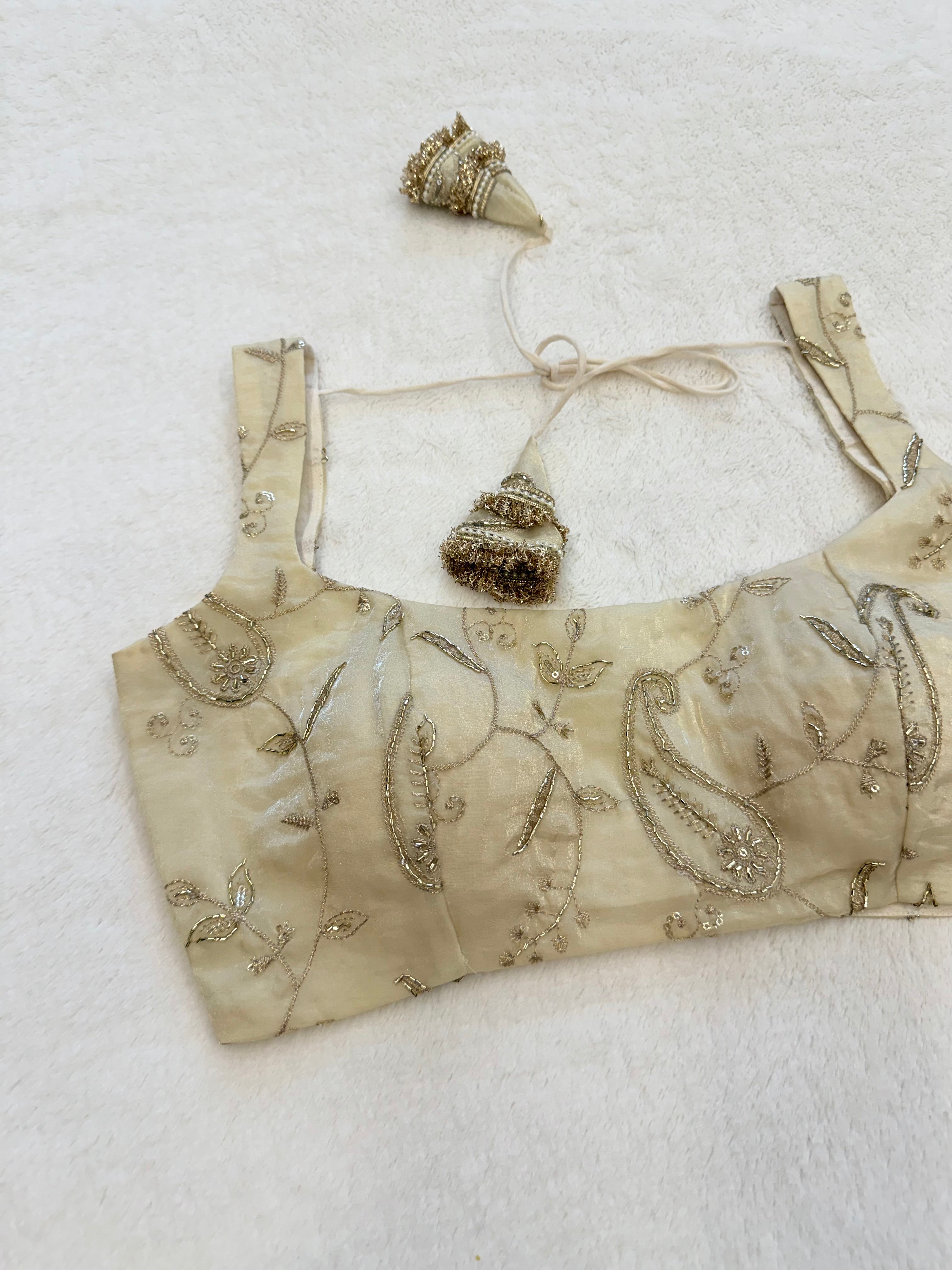 Anamika Off-white Blouse