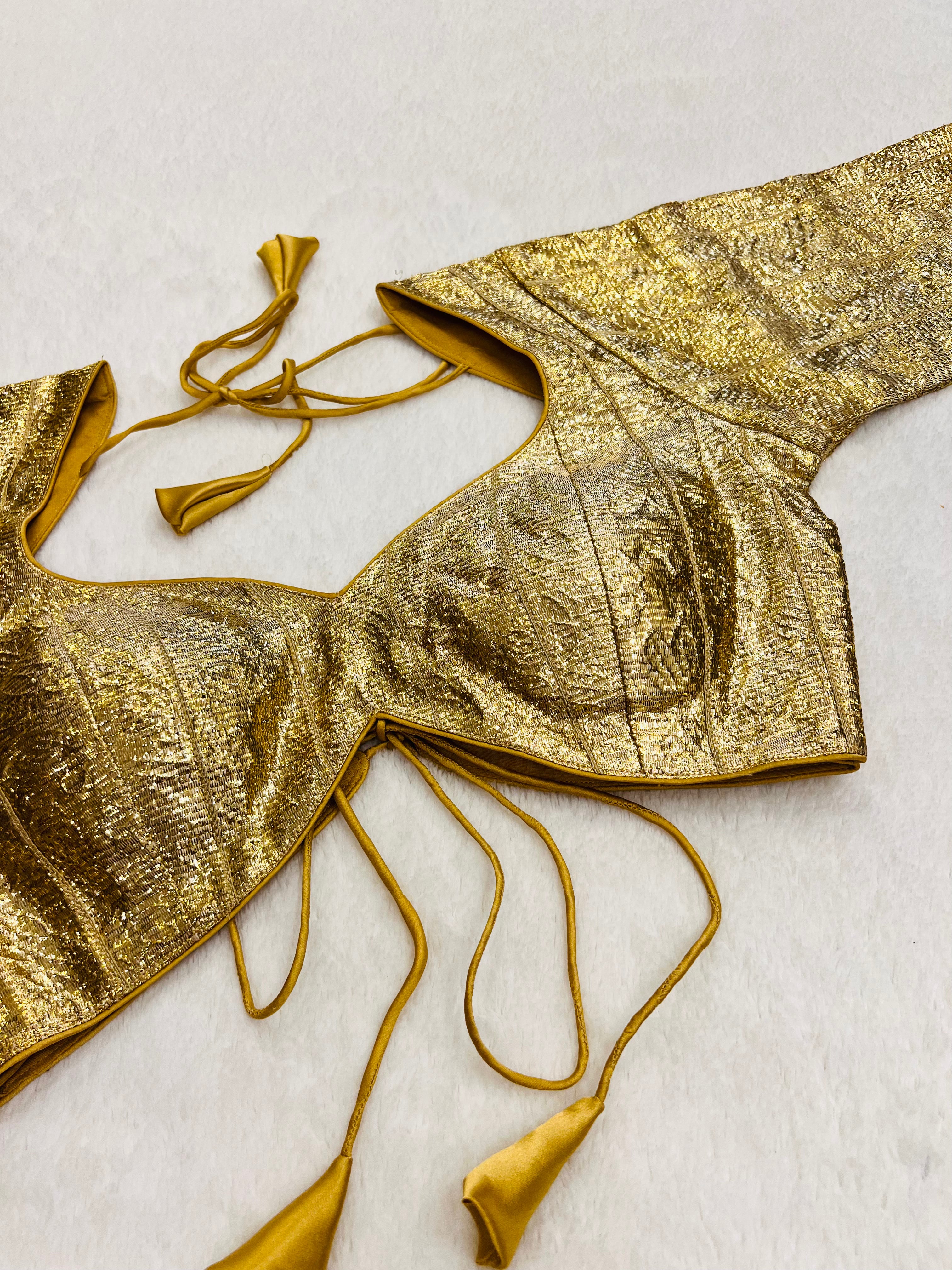 Gold Sabyasachi Style Blouse