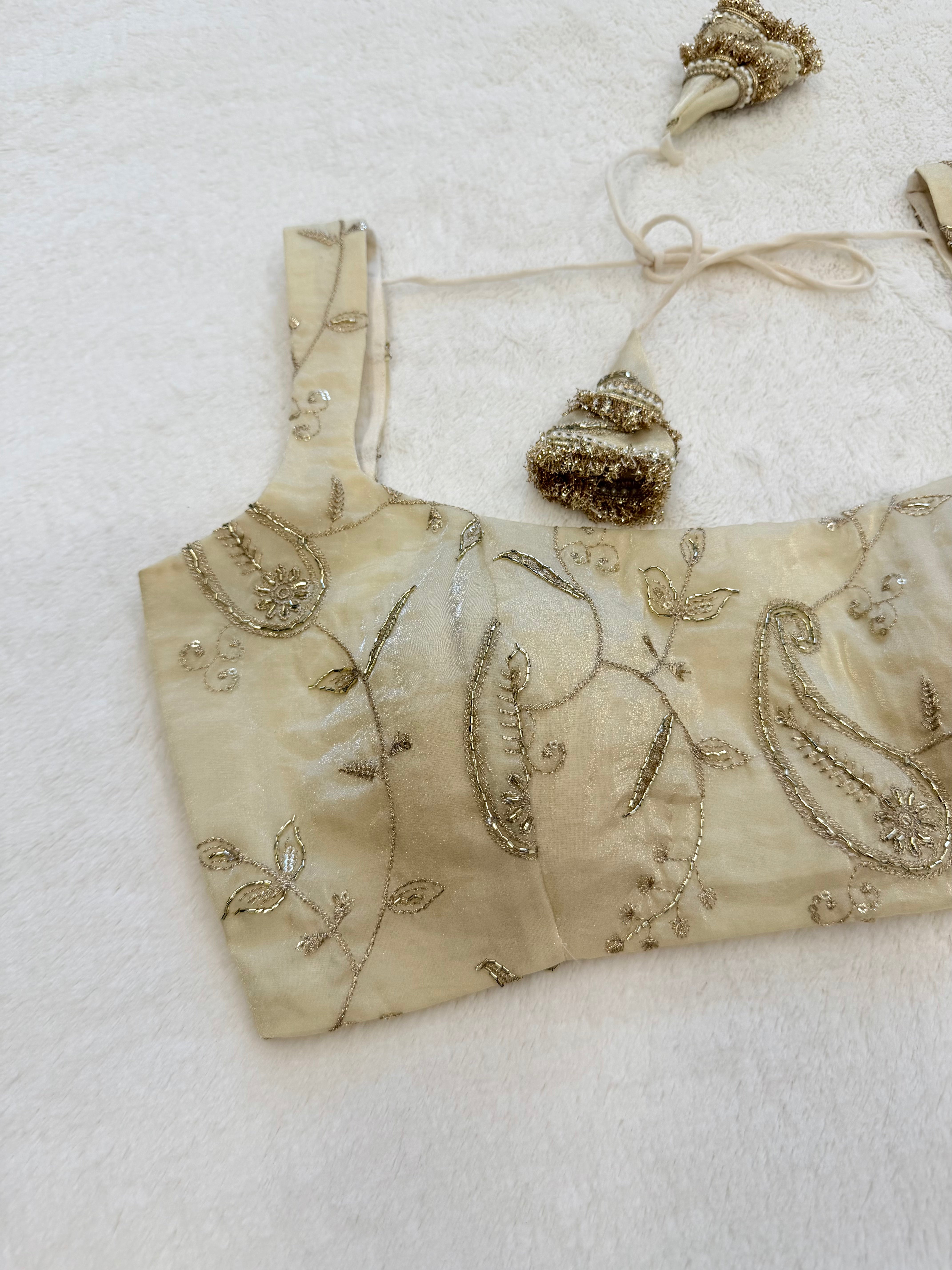 Anamika Off-white Blouse