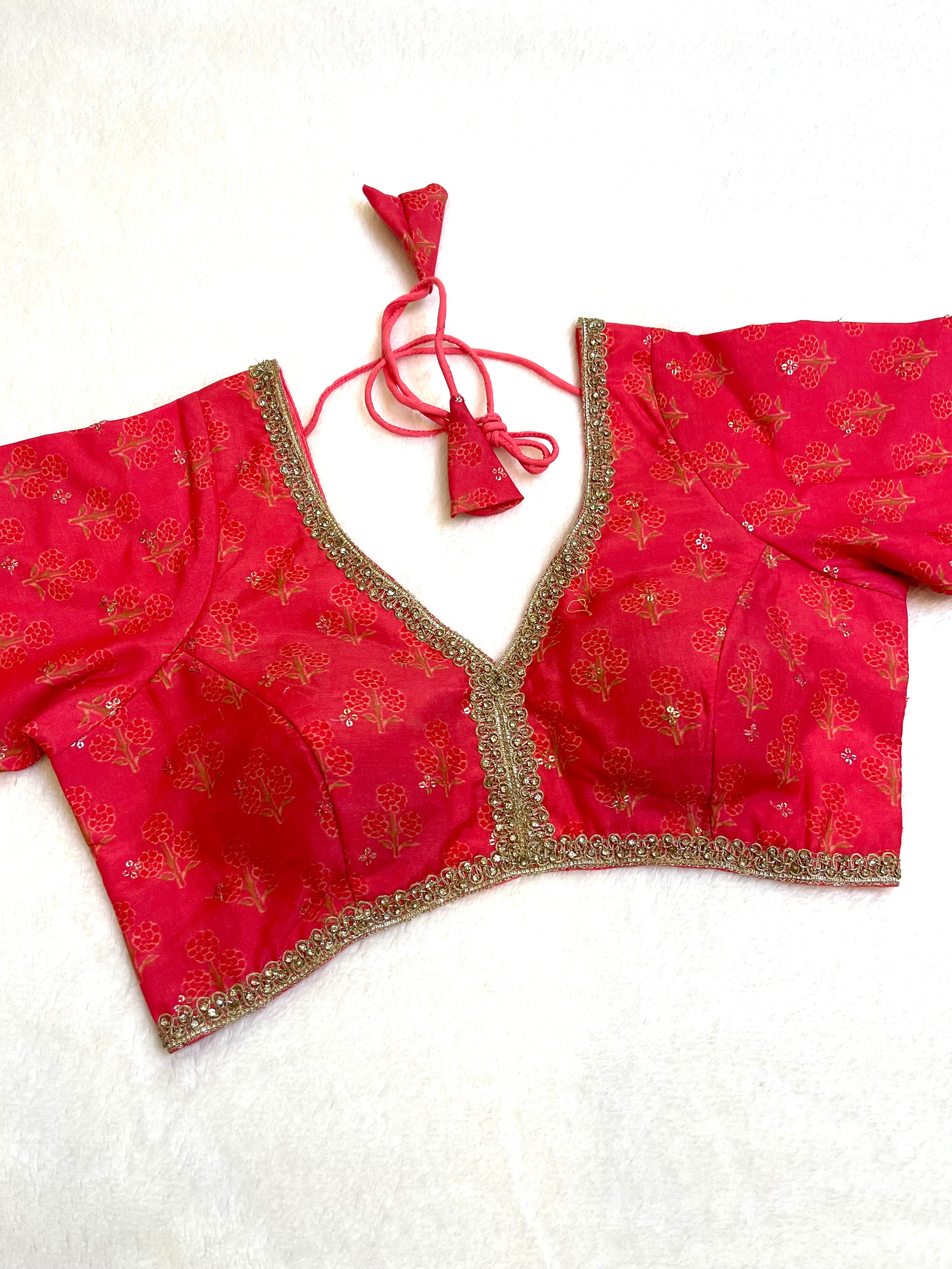 Saundh Fushia Pink Blouse