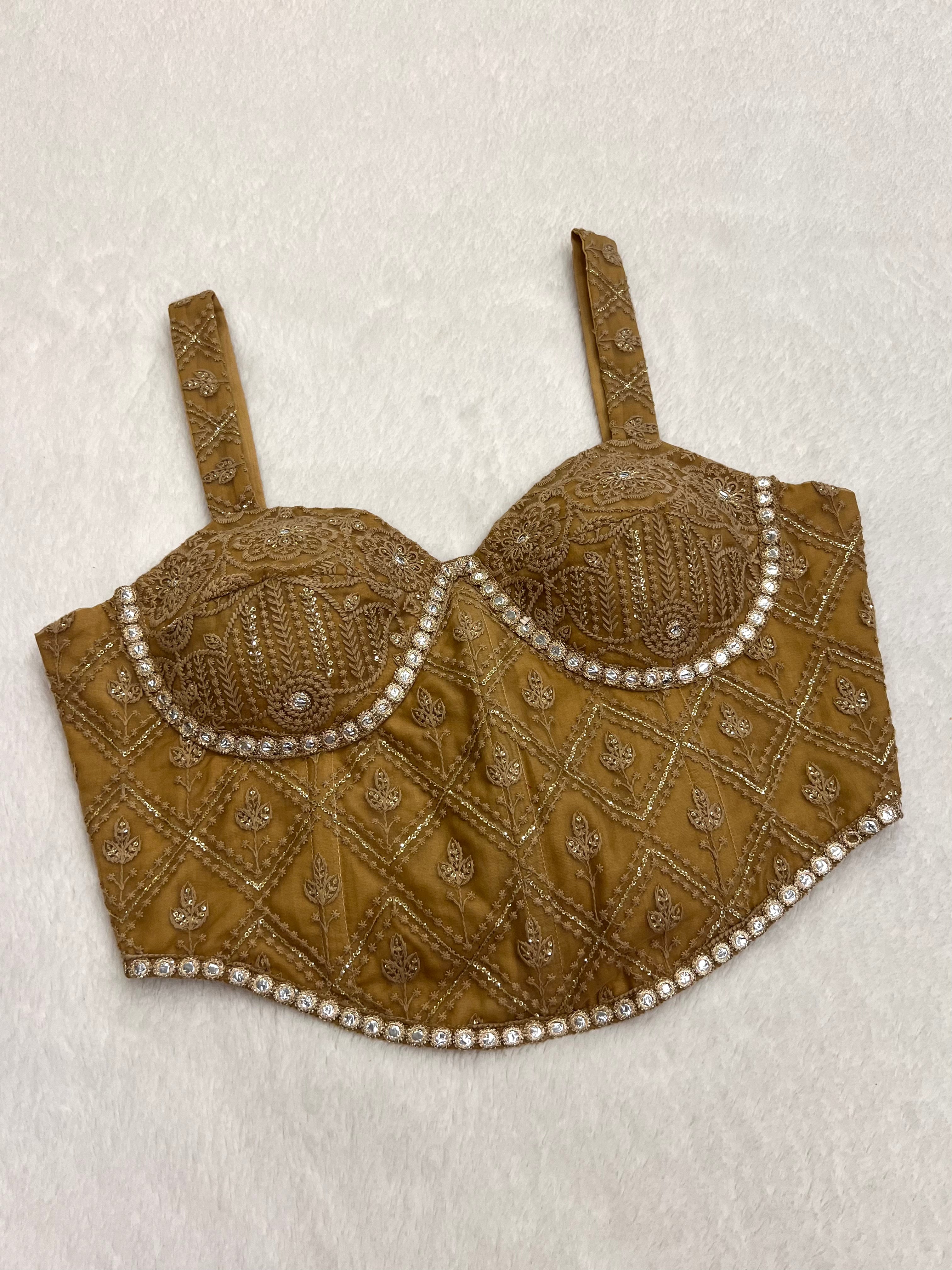 Jhilmil Brown Blouse