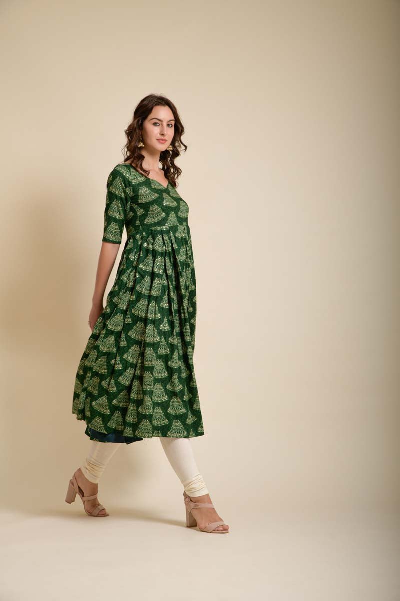 Seher printed gown