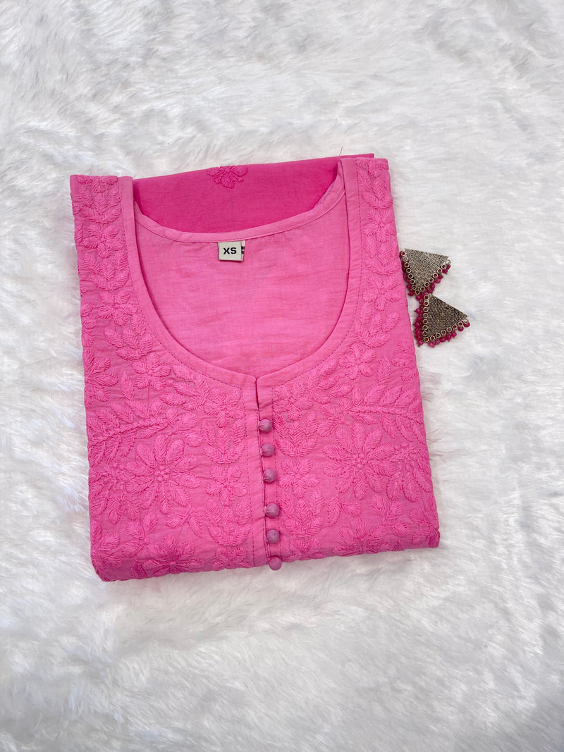 Rosie Baby Pink short kurta