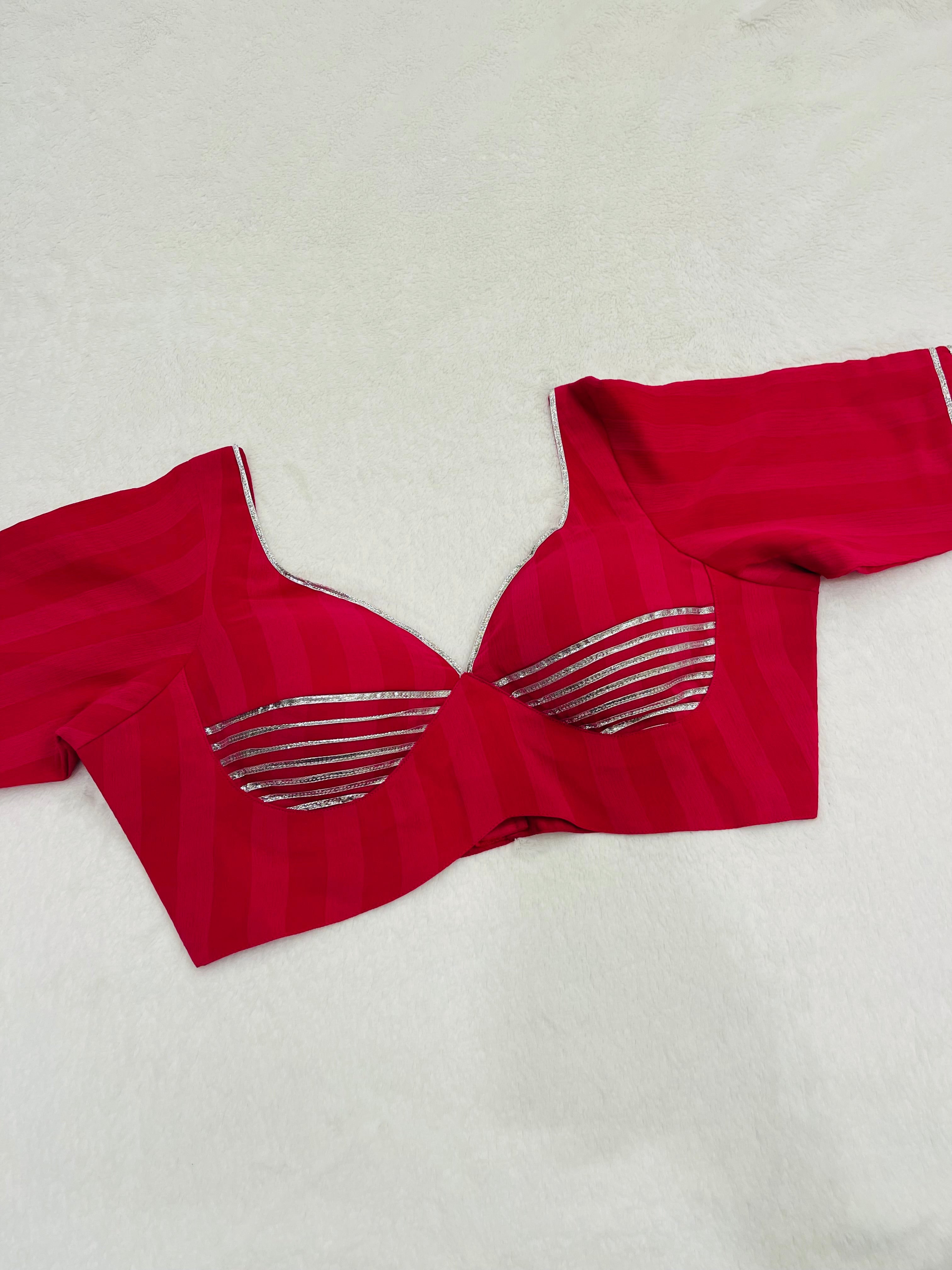Pink Gotta Work Sleeves Blouse