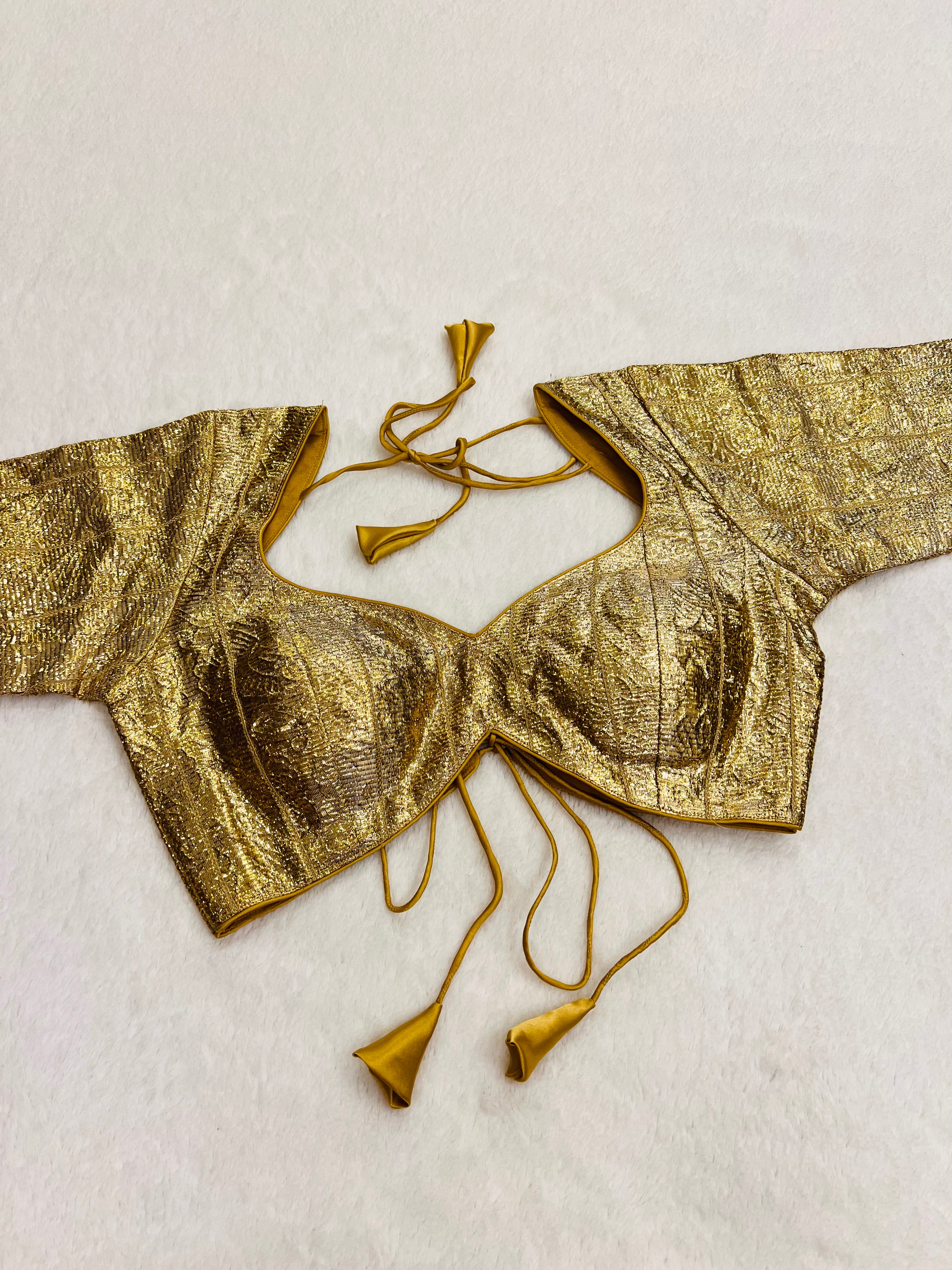 Gold Sabyasachi Style Blouse
