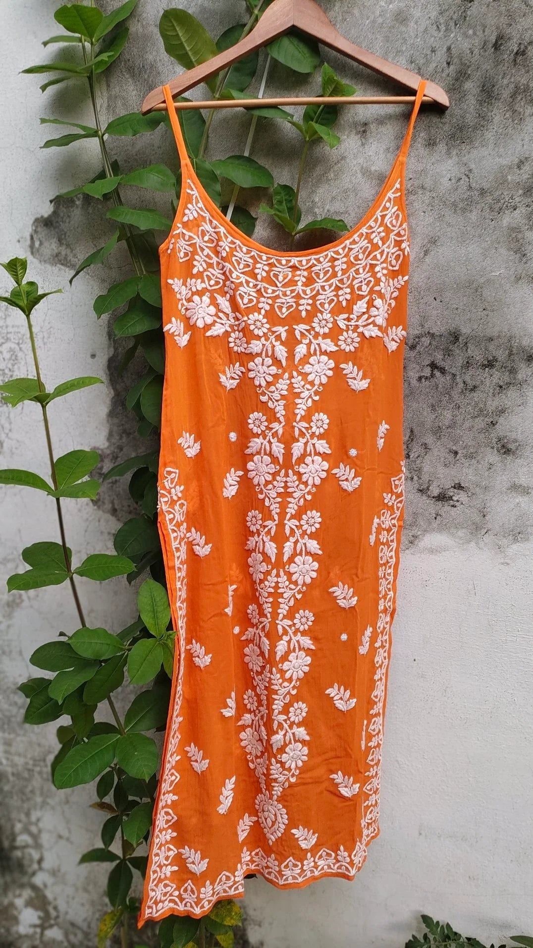 Noori Rust Cotton Kurta