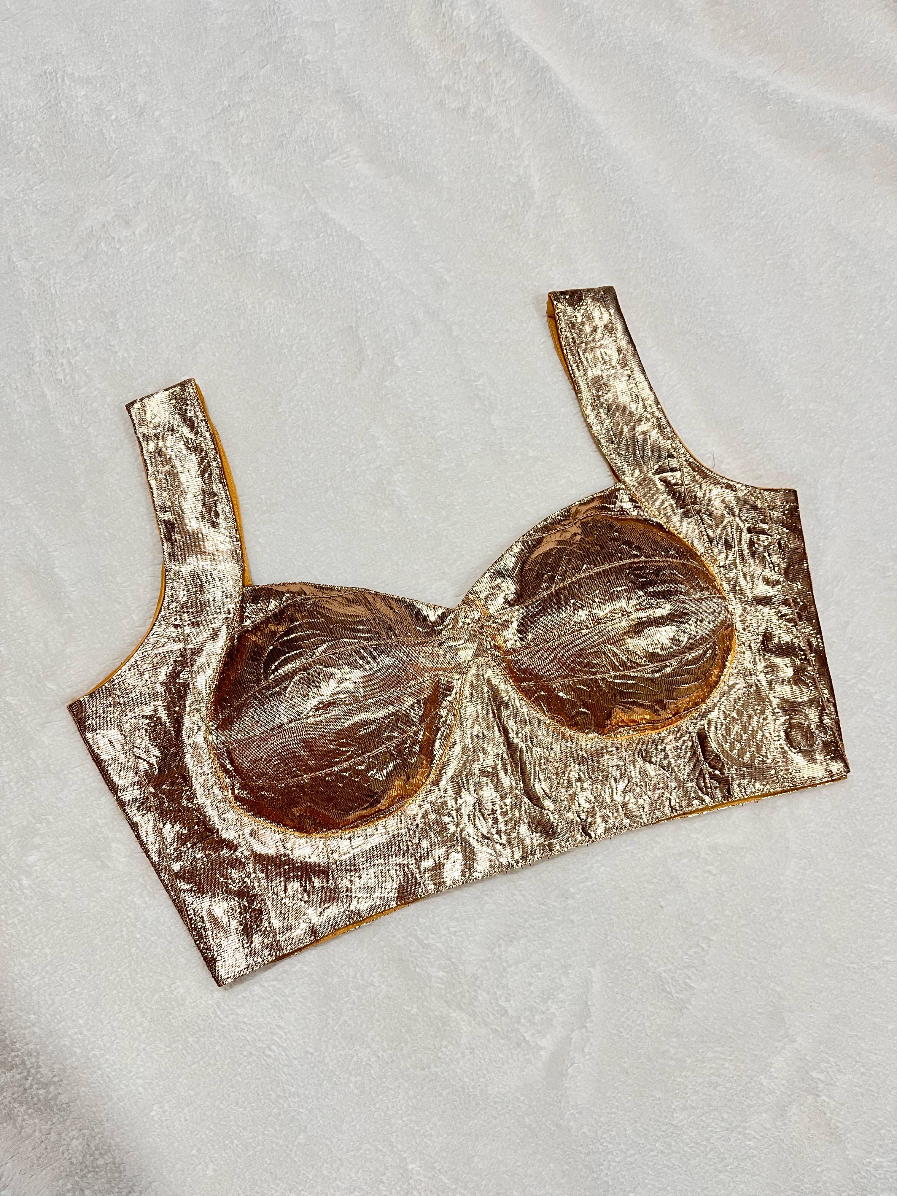 Rose gold gotta work sleeveless blouse for women