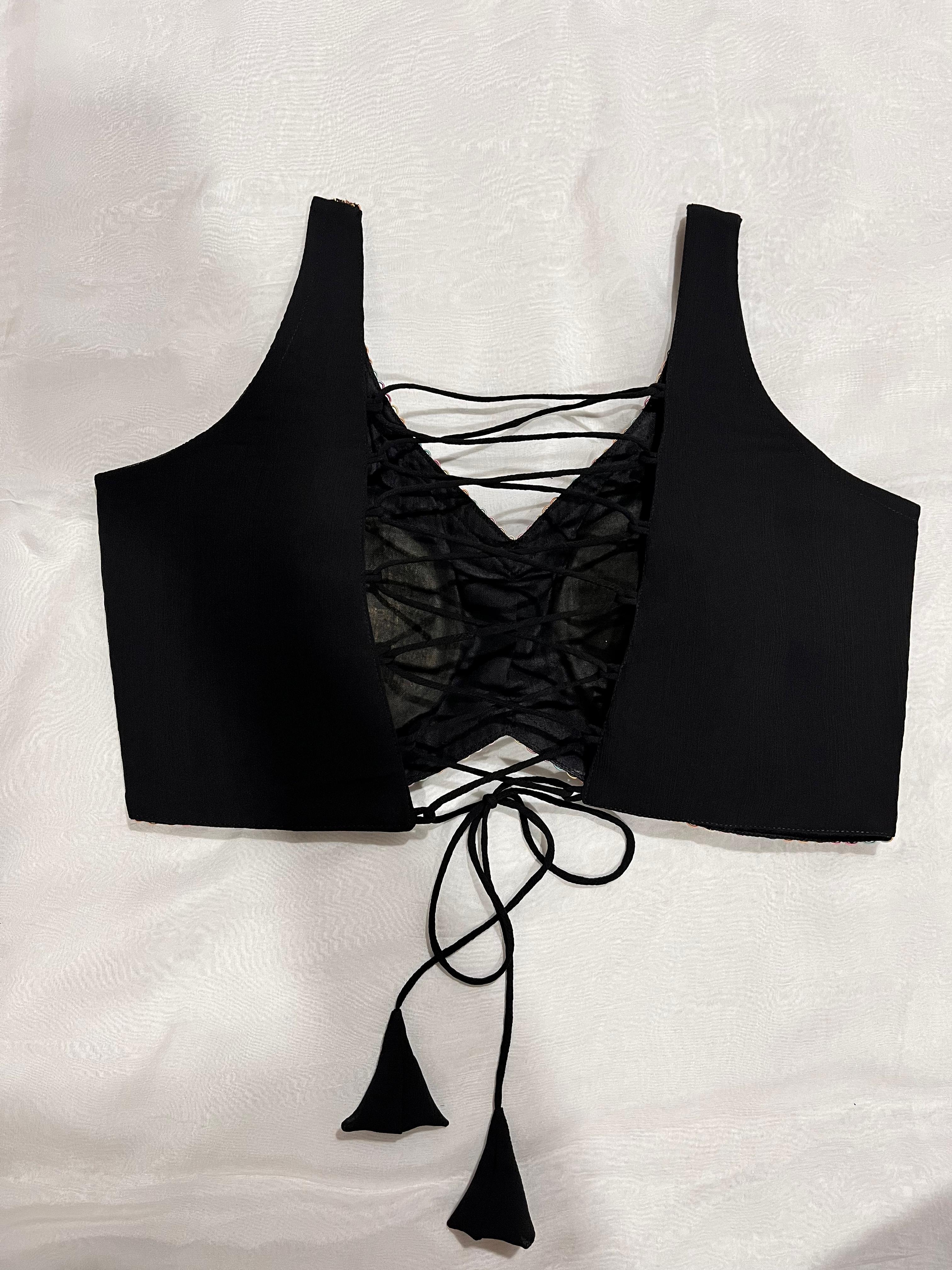 Kavya Black Blouse