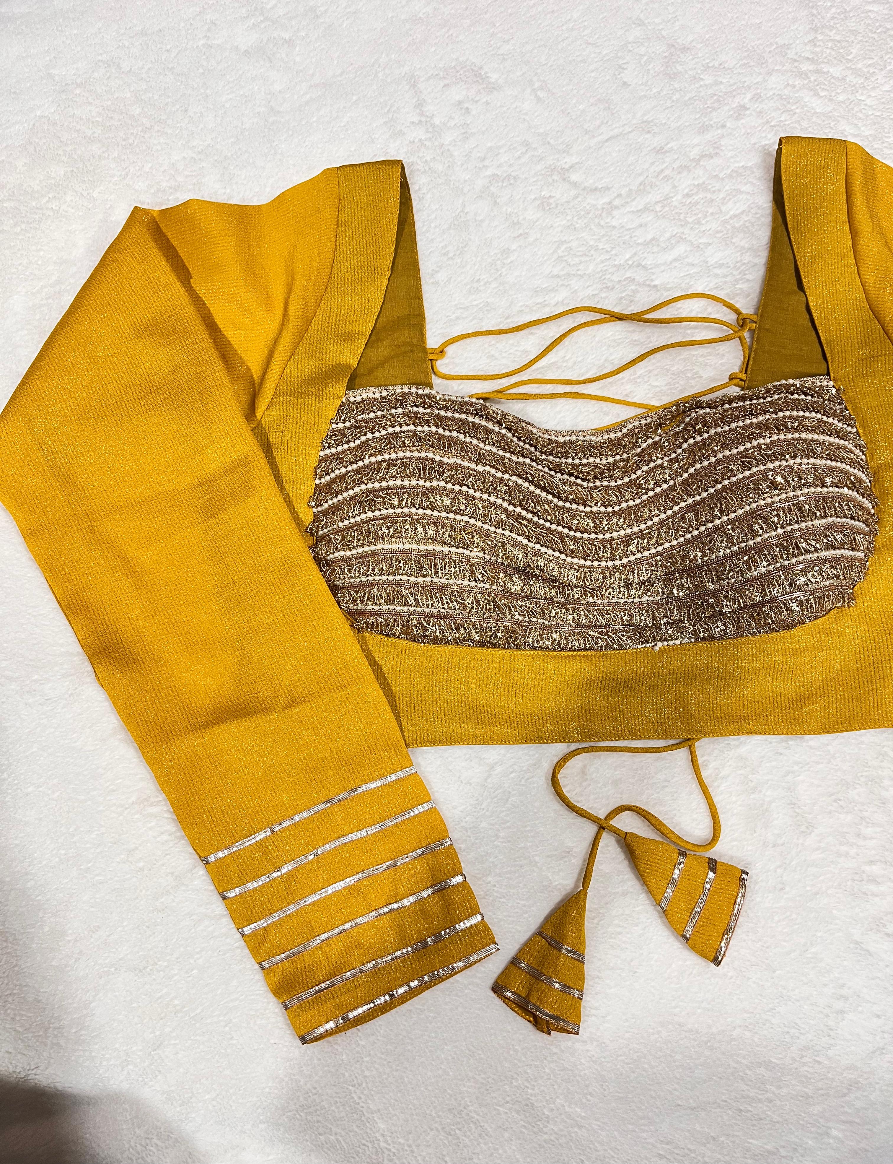 Roopvati Yellow Blouse