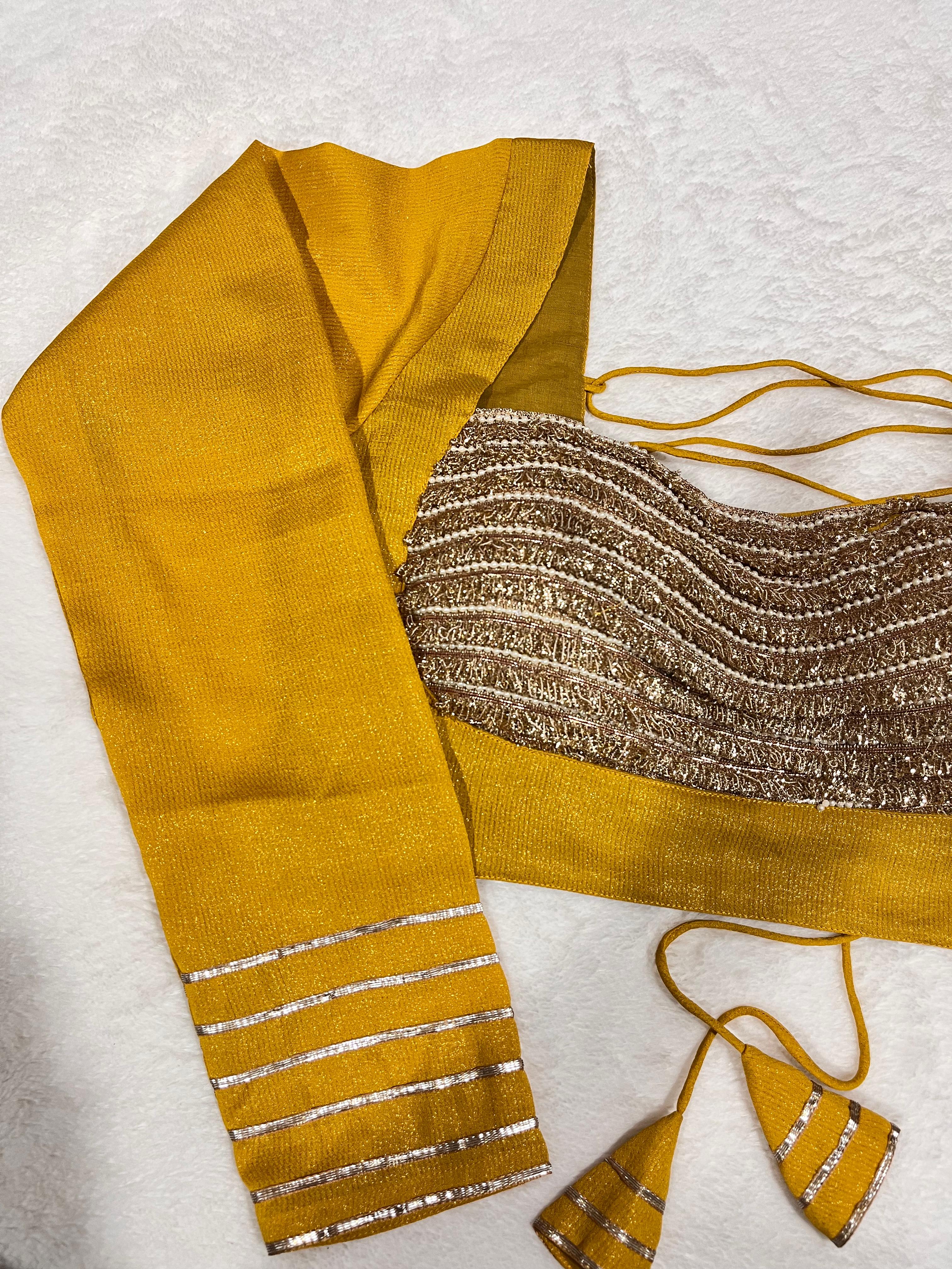Roopvati Yellow Blouse