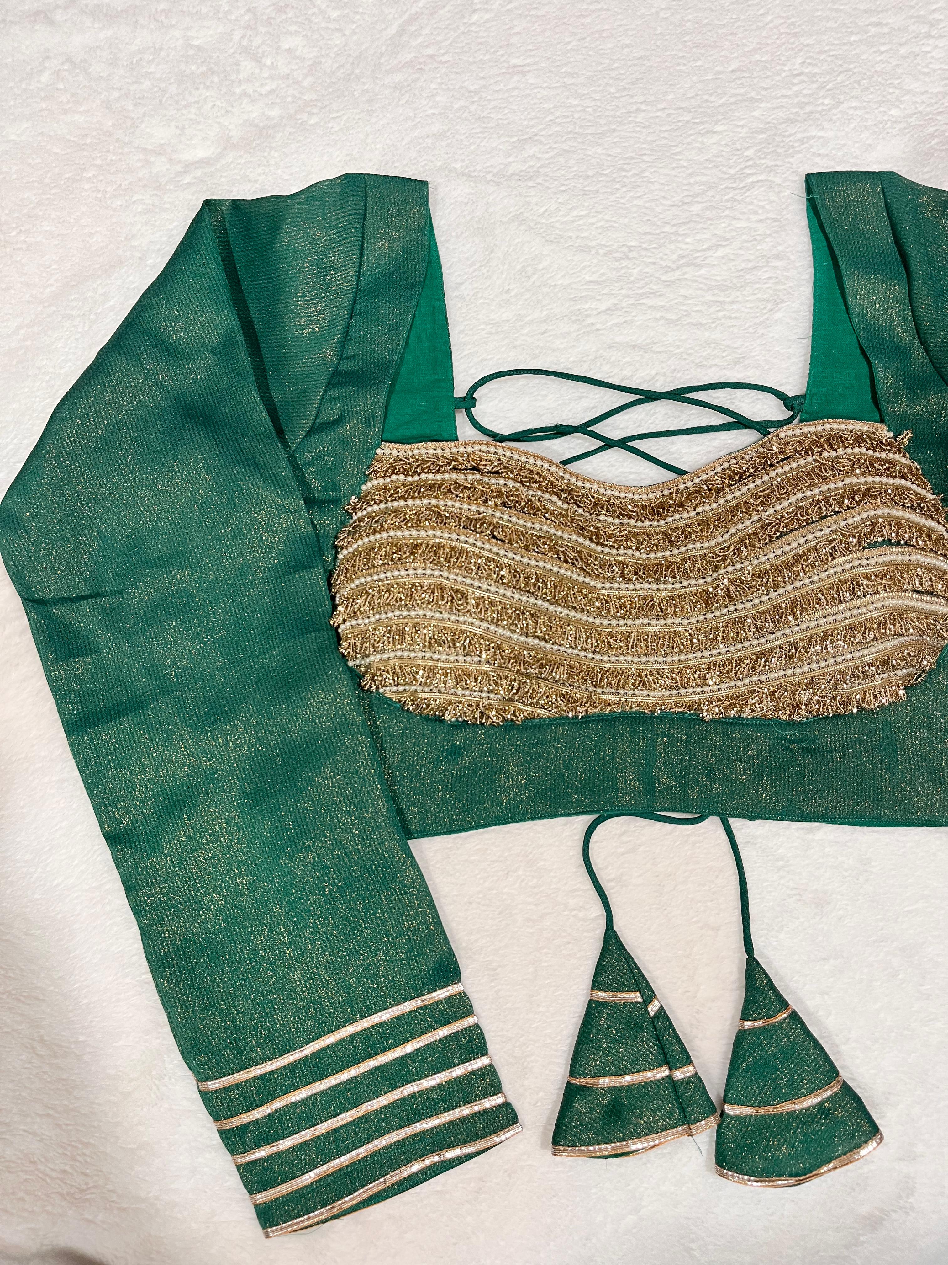 Roopvati Green Blouse