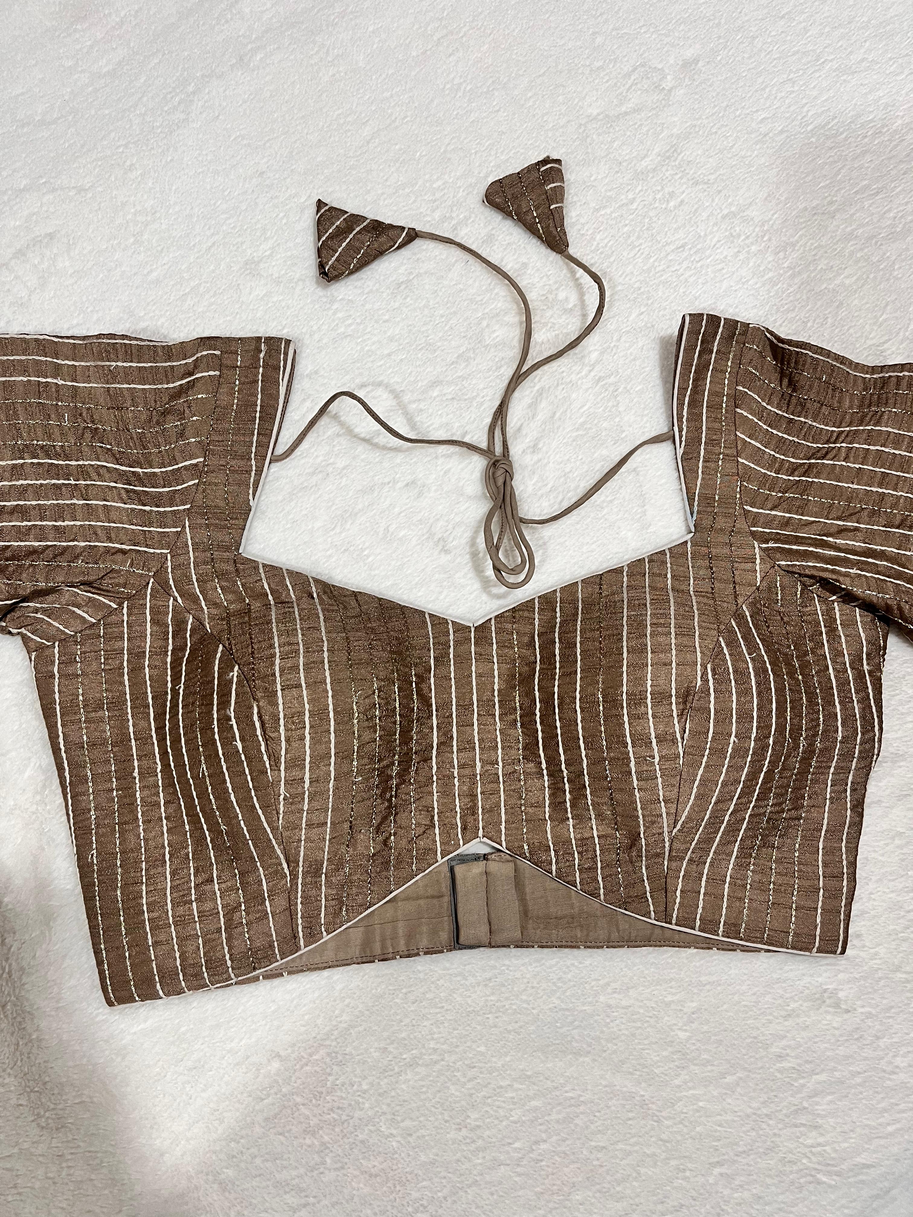 Meher Brown Blouse