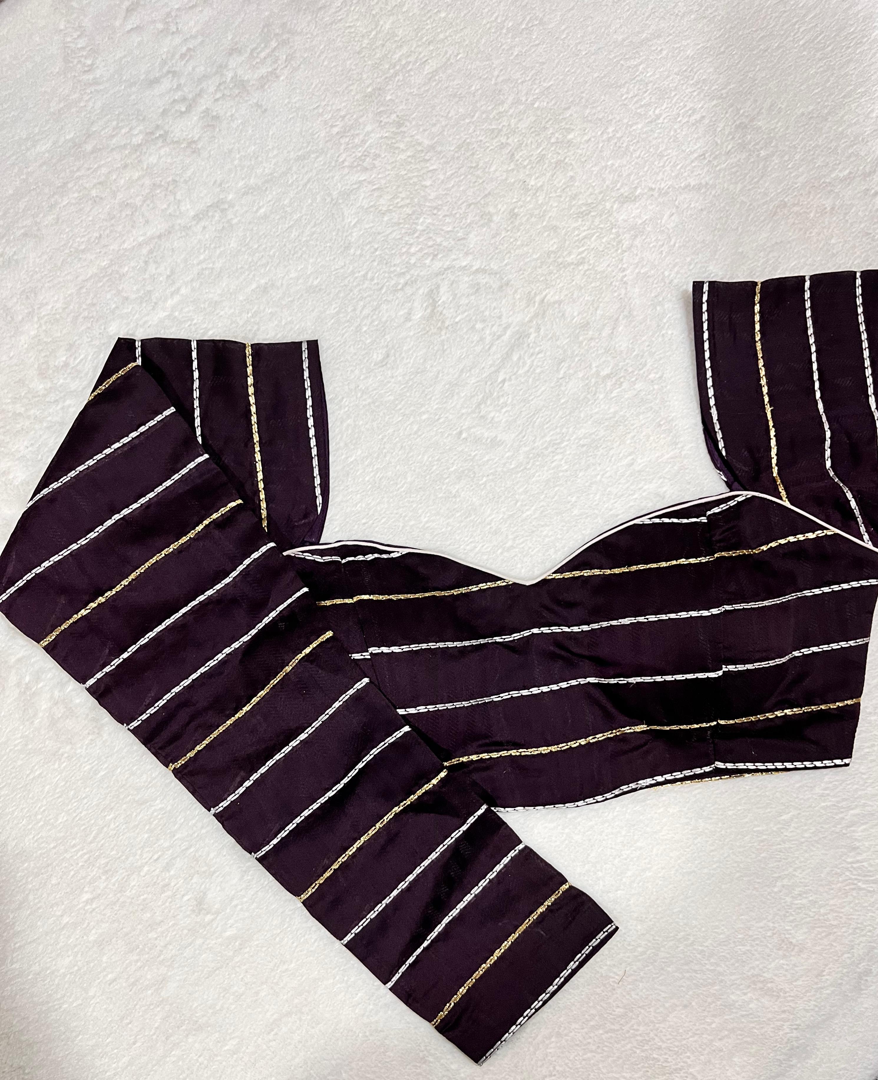 Meher Wine Blouse