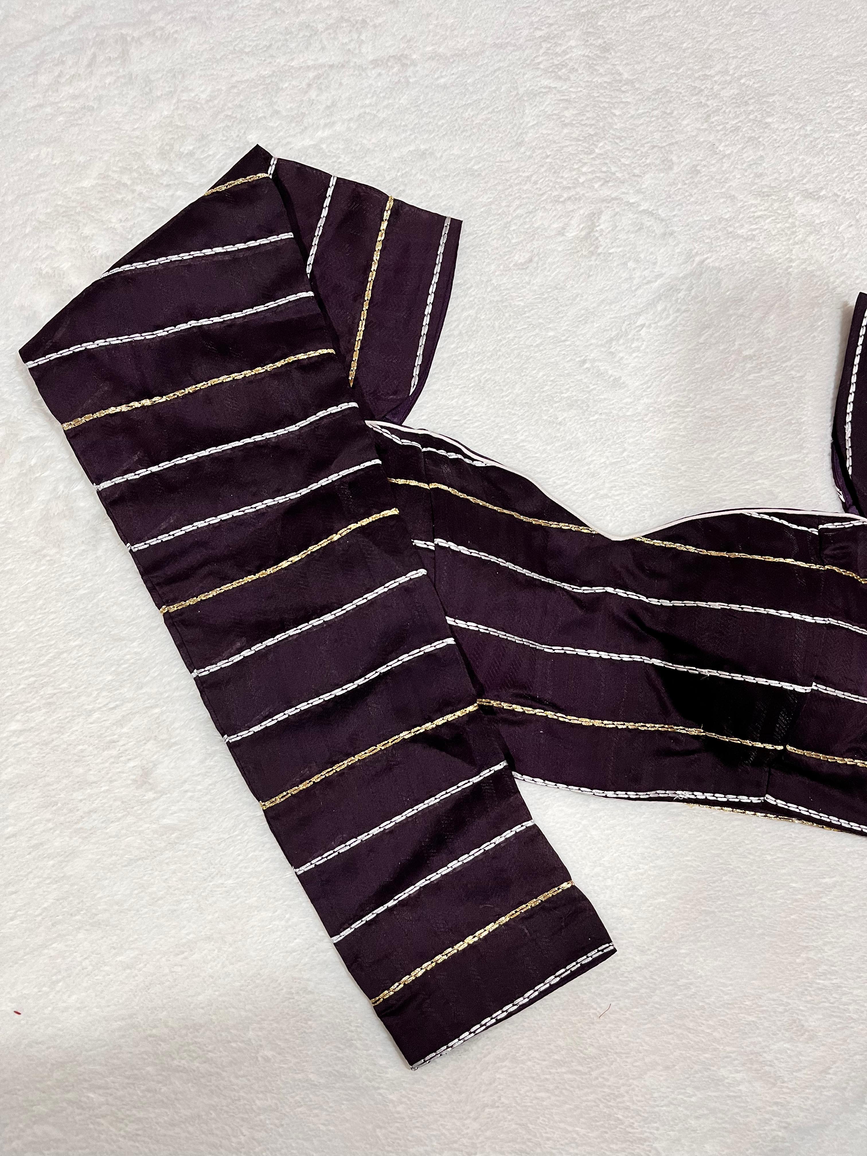 Meher Wine Blouse