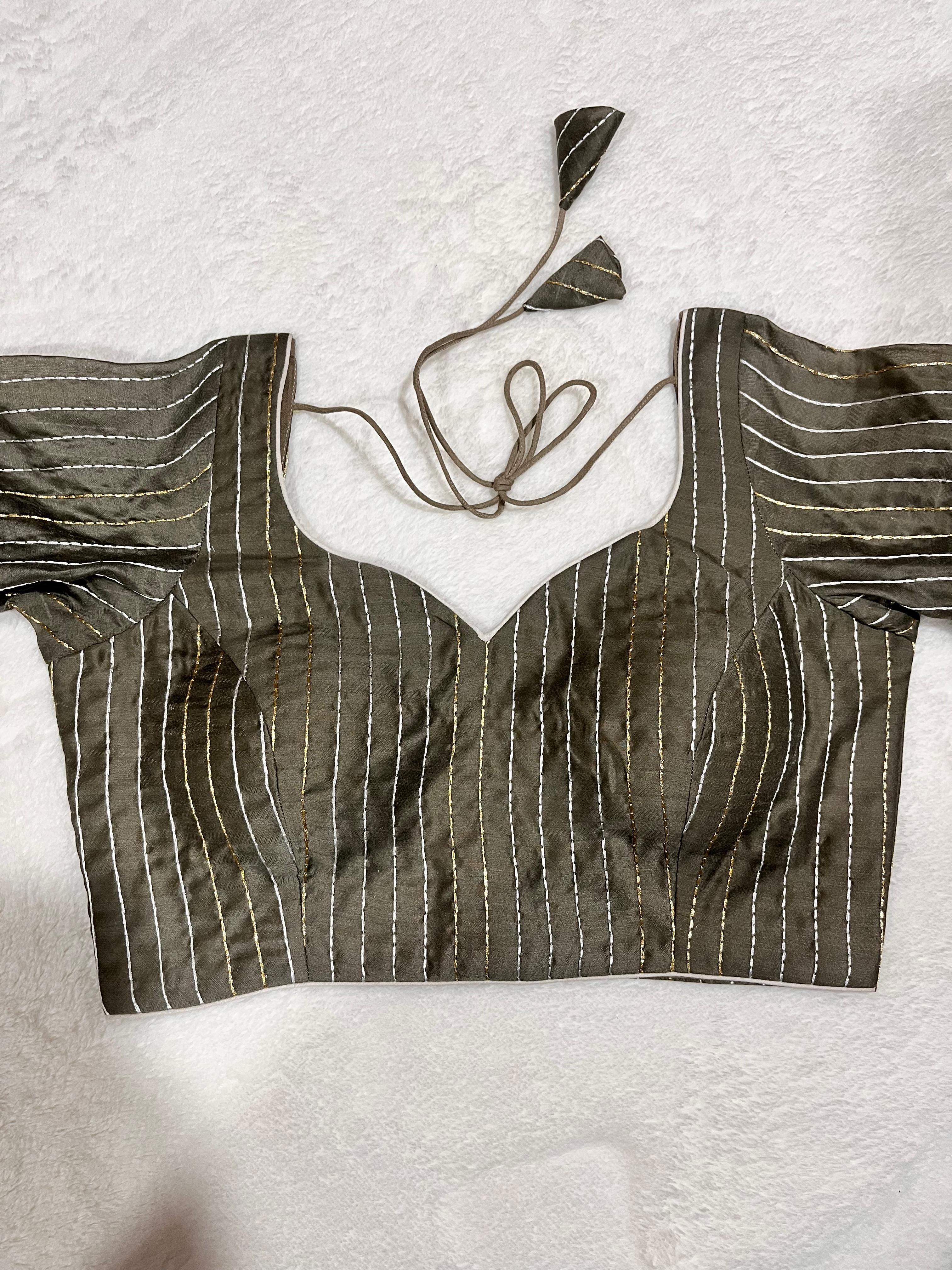 Meher Grey Blouse