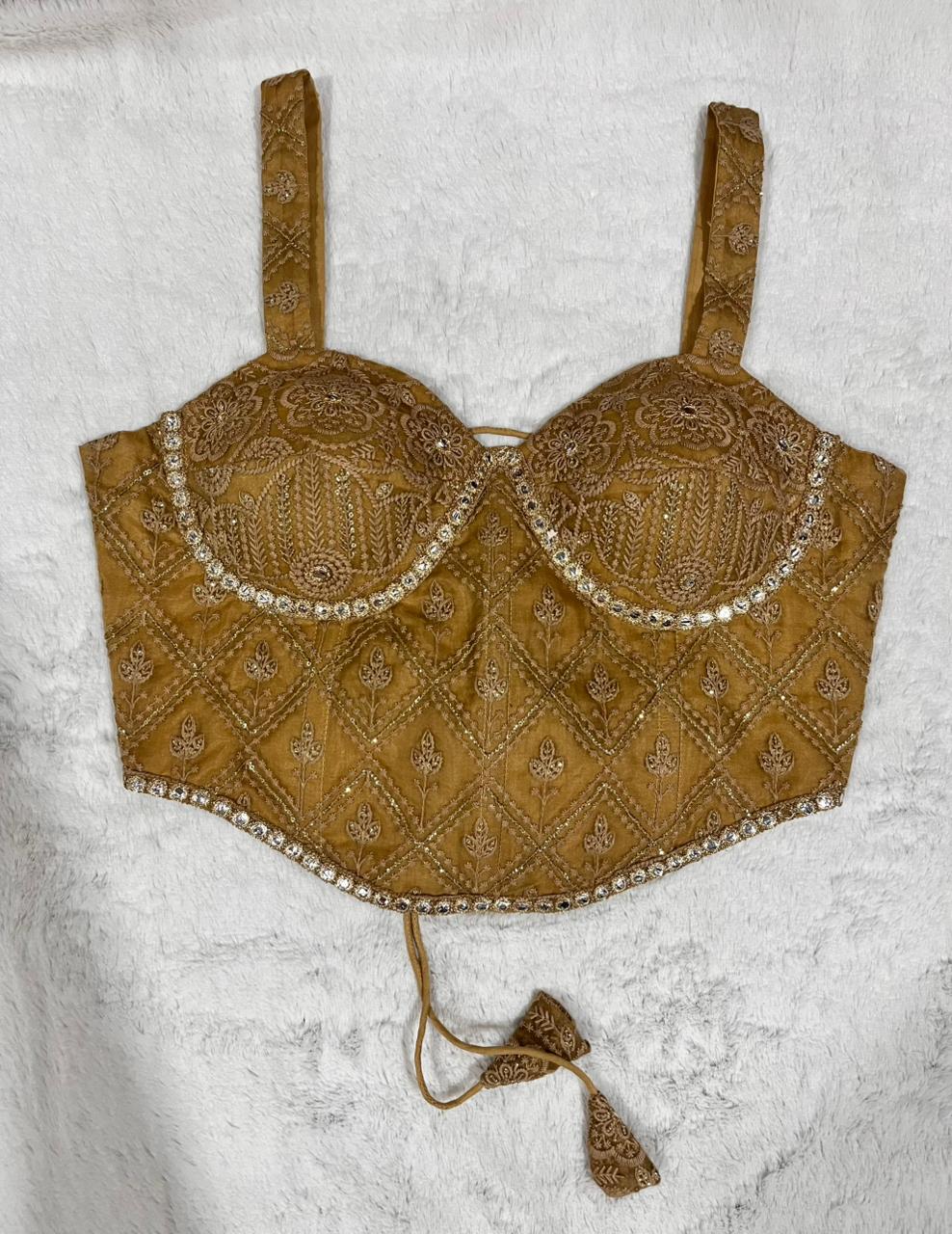 Jhilmil Brown Blouse