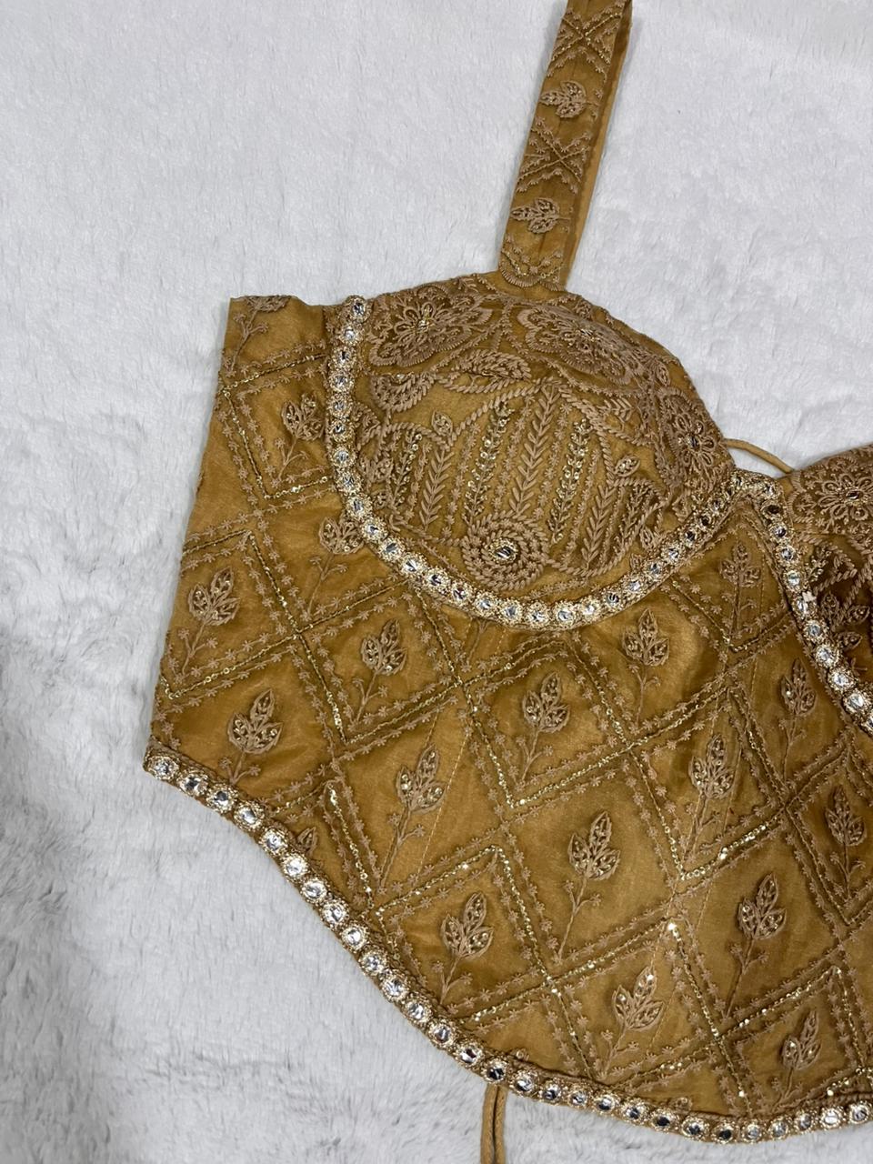 Jhilmil Brown Blouse
