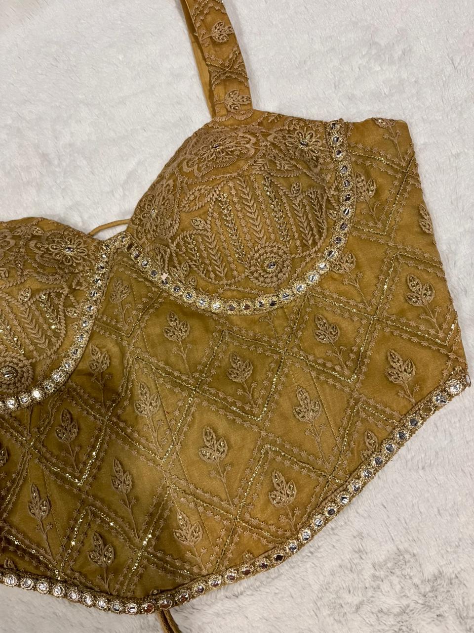 Jhilmil Brown Blouse