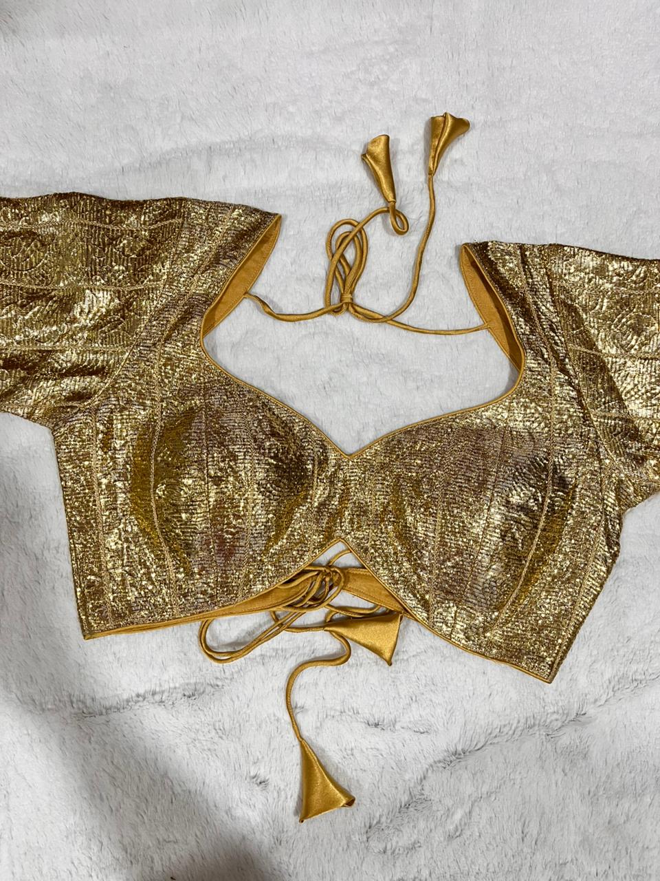 Gold Sabyasachi Style Blouse