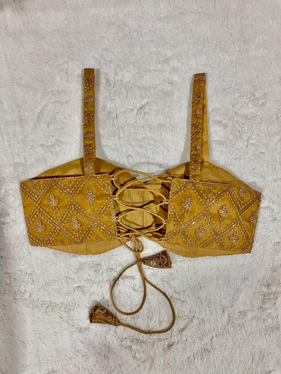 Zeenat Brown Blouse