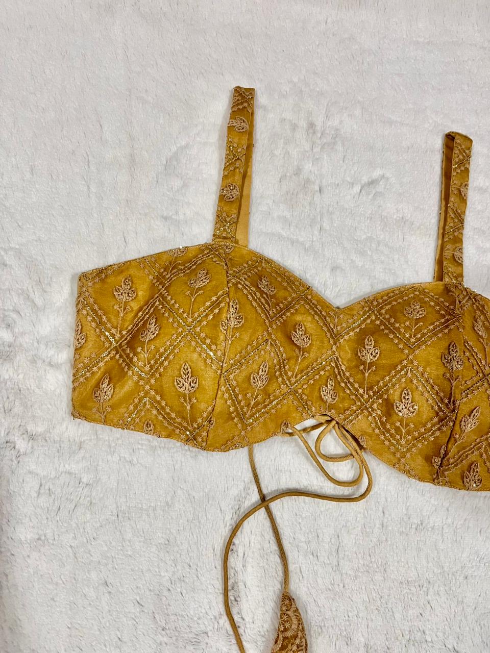 Zeenat Brown Blouse