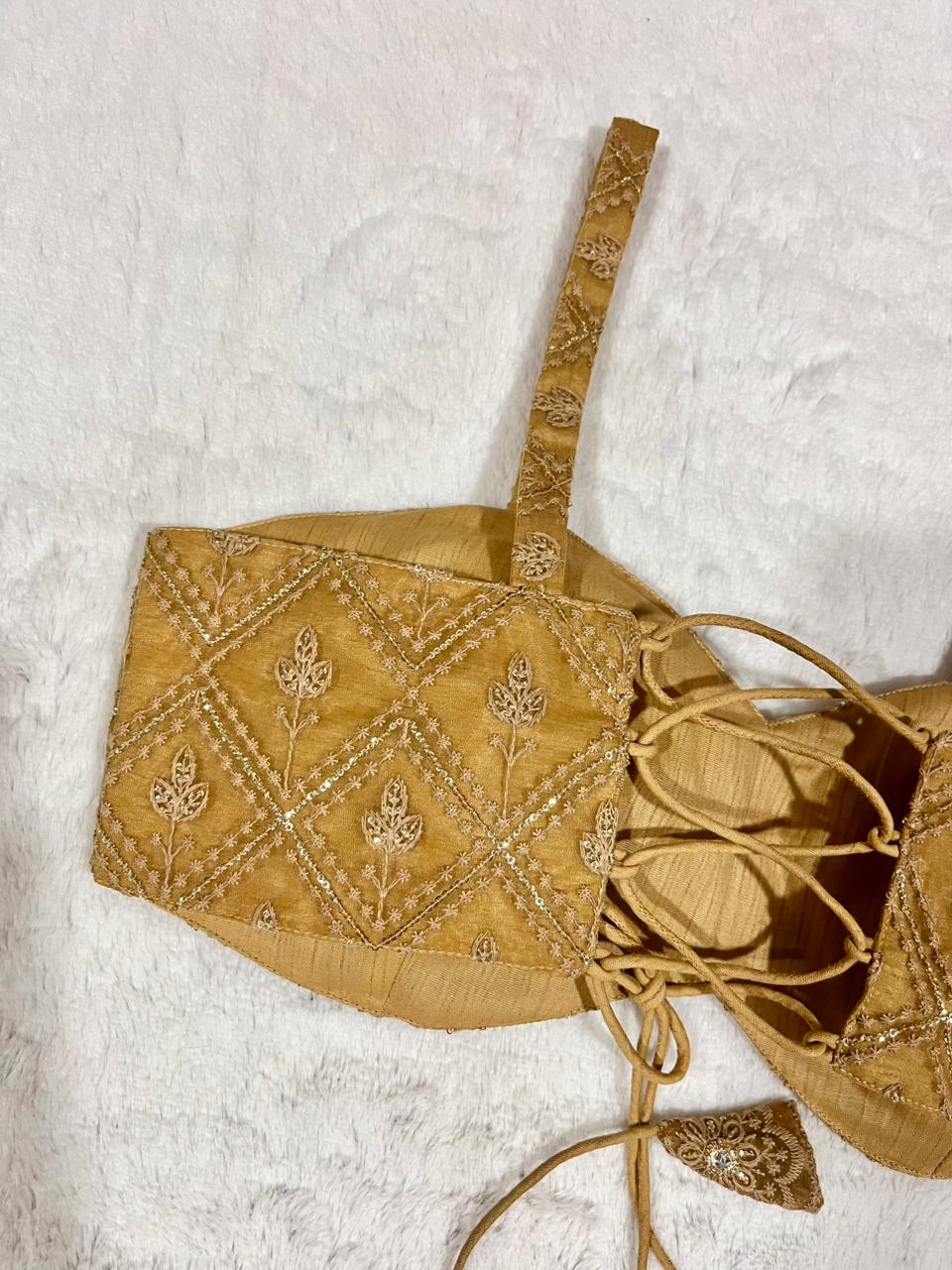 Zeenat Brown Blouse