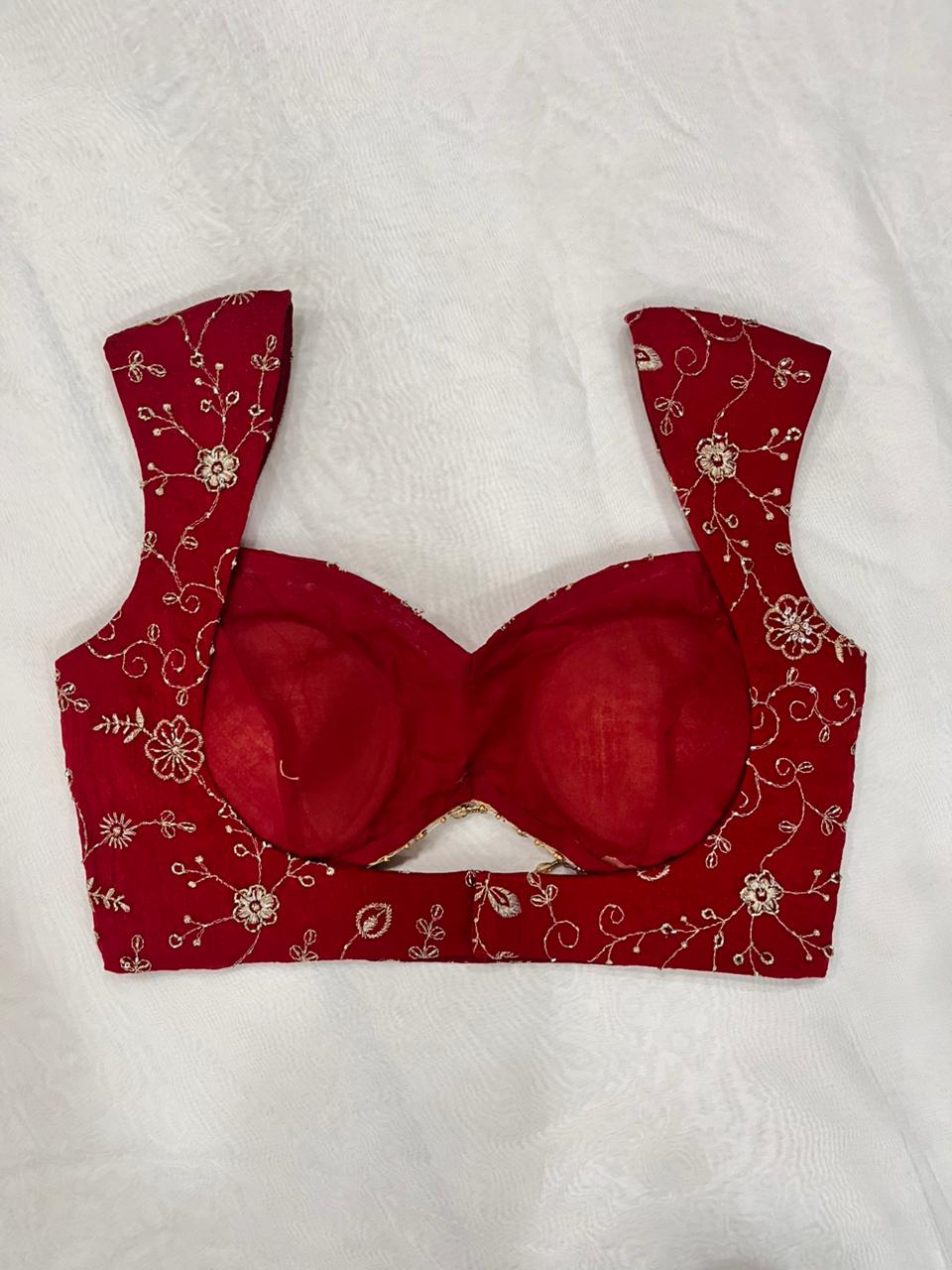 Zarina Crimson Blouse