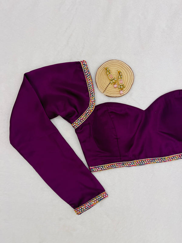 Purple Cosmos Blouse