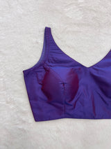 Dual Shade Blue Casual Wear Blouse
