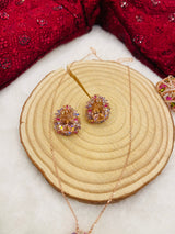 Rosy Korean diamond set